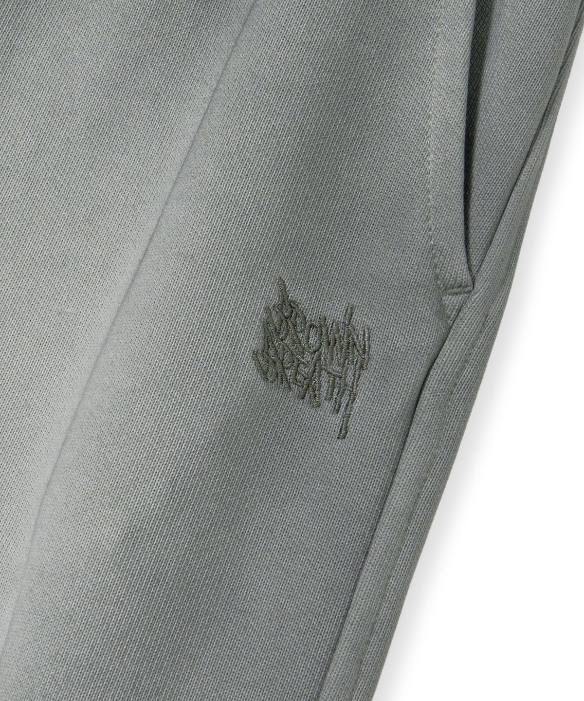 브라운브레스(BROWNBREATH) W TAG DIRTY SWEAT PANTS - GREY