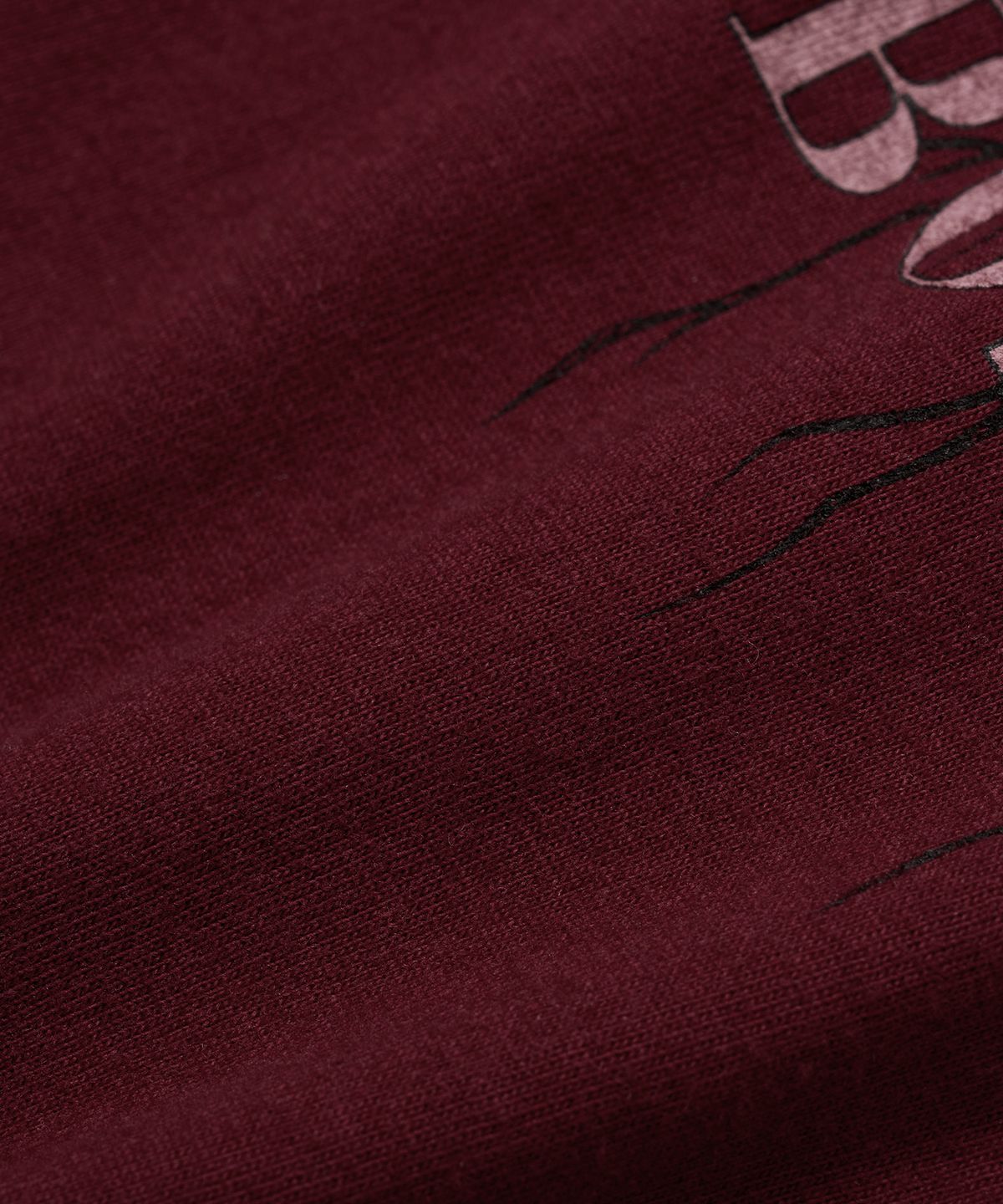 브라운브레스(BROWNBREATH) W ROOTS SLIM LAYERED LONGSLEEVE - BURGUNDY