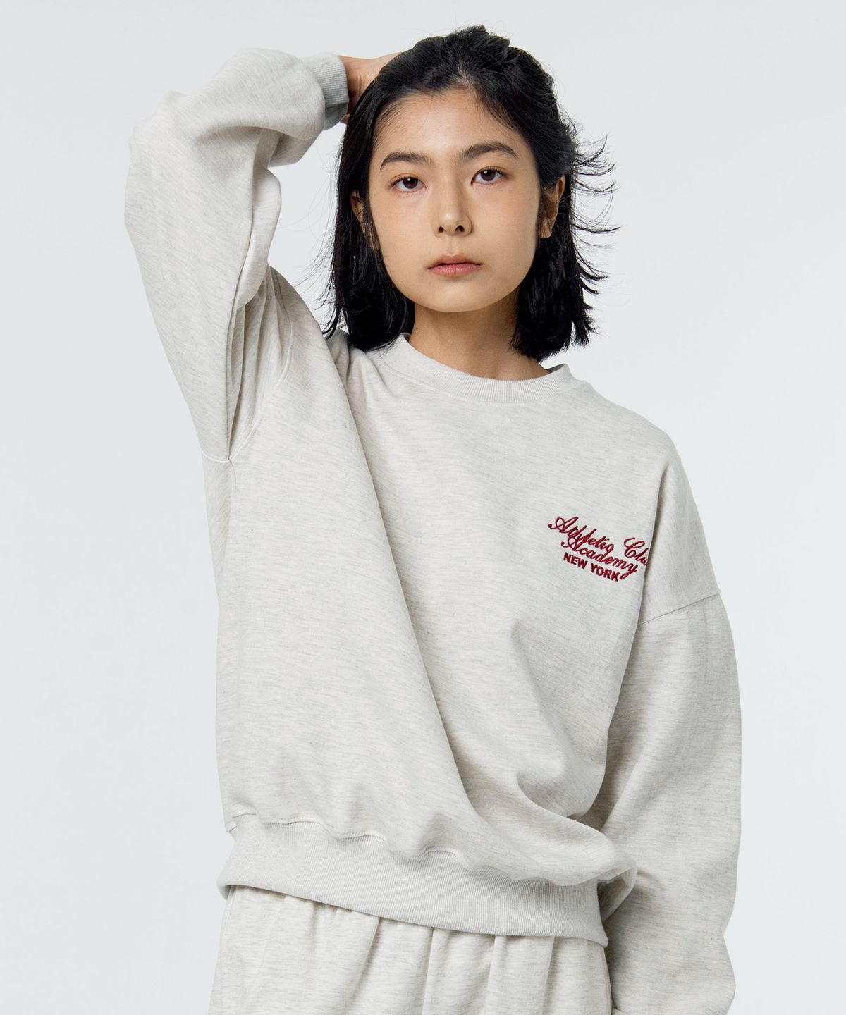페이퍼보이(PAPERBOY) NYC 아카데미 스웨트셔츠-오트밀