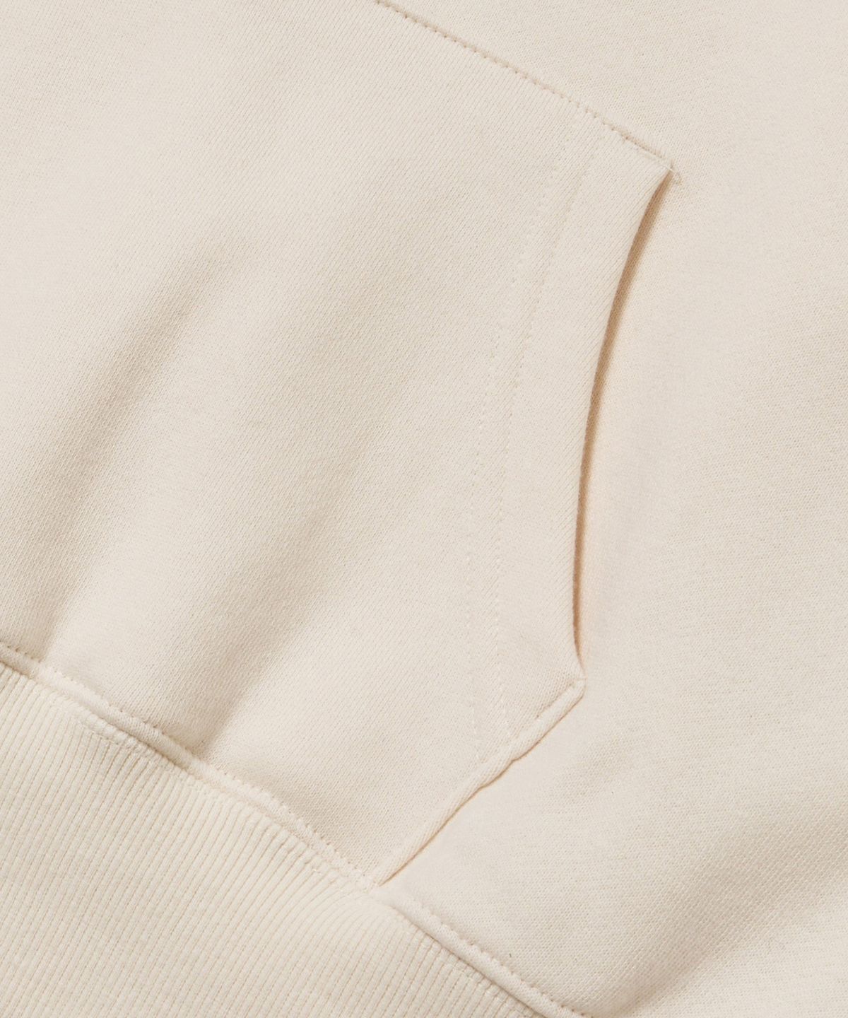 브라운브레스(BROWNBREATH) W LEOPARD TAG CROP HOODIE - CREAM