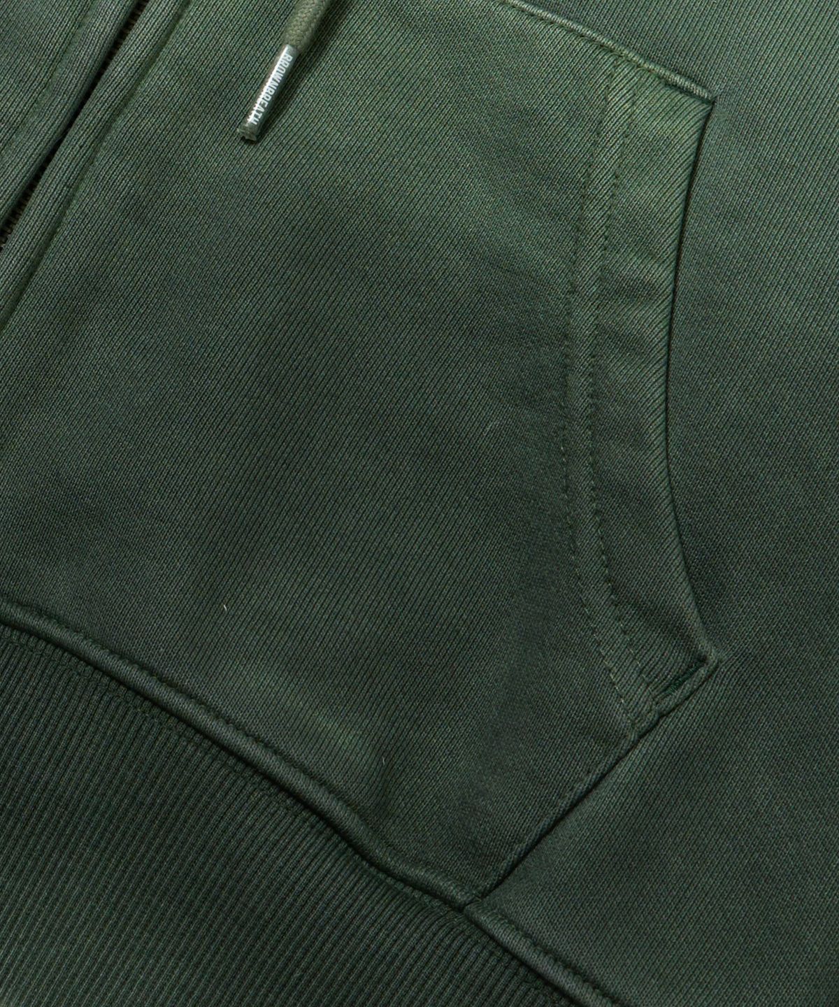 브라운브레스(BROWNBREATH) W BROKEN TAG DIRTY CROP HOOD ZIP UP - KHAKI