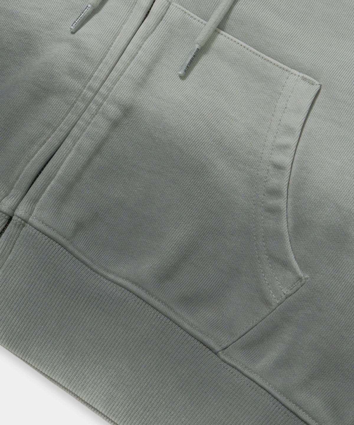 브라운브레스(BROWNBREATH) W BROKEN TAG DIRTY CROP HOOD ZIP UP - GREY