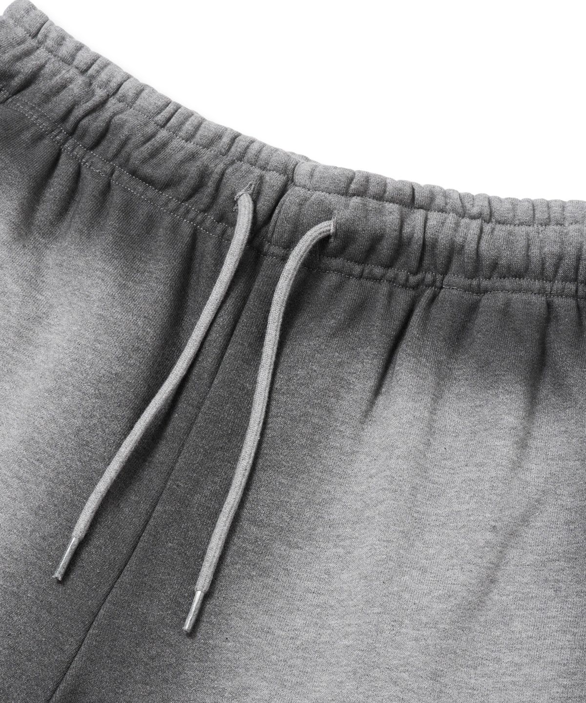브라운브레스(BROWNBREATH) TAG DIRTY WIDE SWEAT PANTS - MELANGE GREY