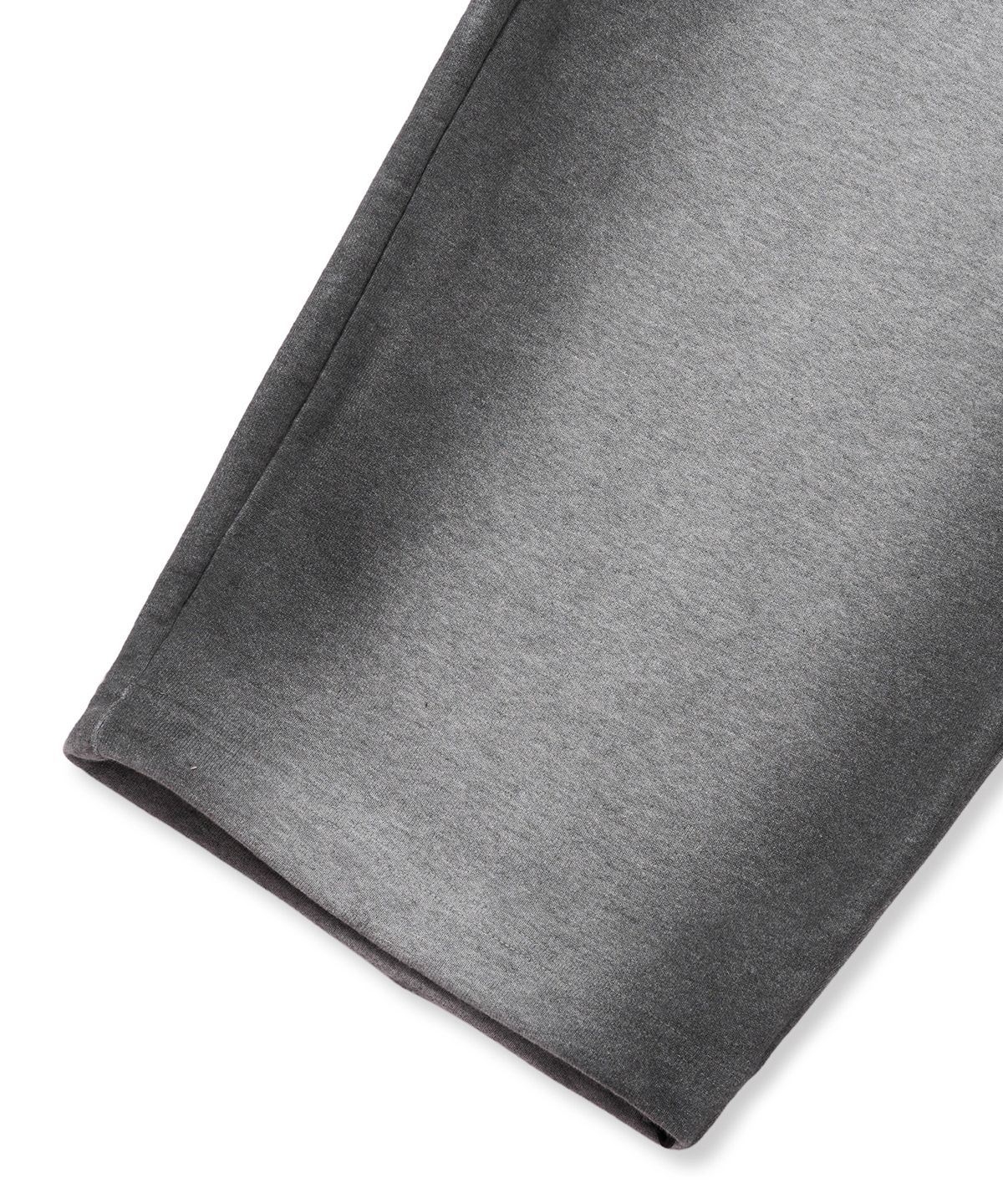 브라운브레스(BROWNBREATH) TAG DIRTY WIDE SWEAT PANTS - MELANGE GREY