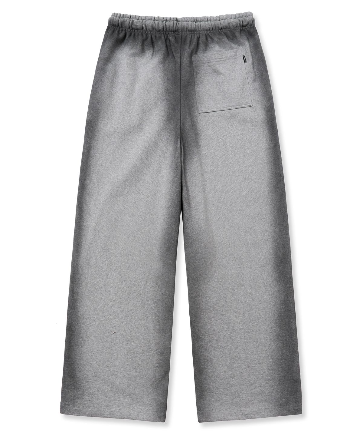 브라운브레스(BROWNBREATH) TAG DIRTY WIDE SWEAT PANTS - MELANGE GREY