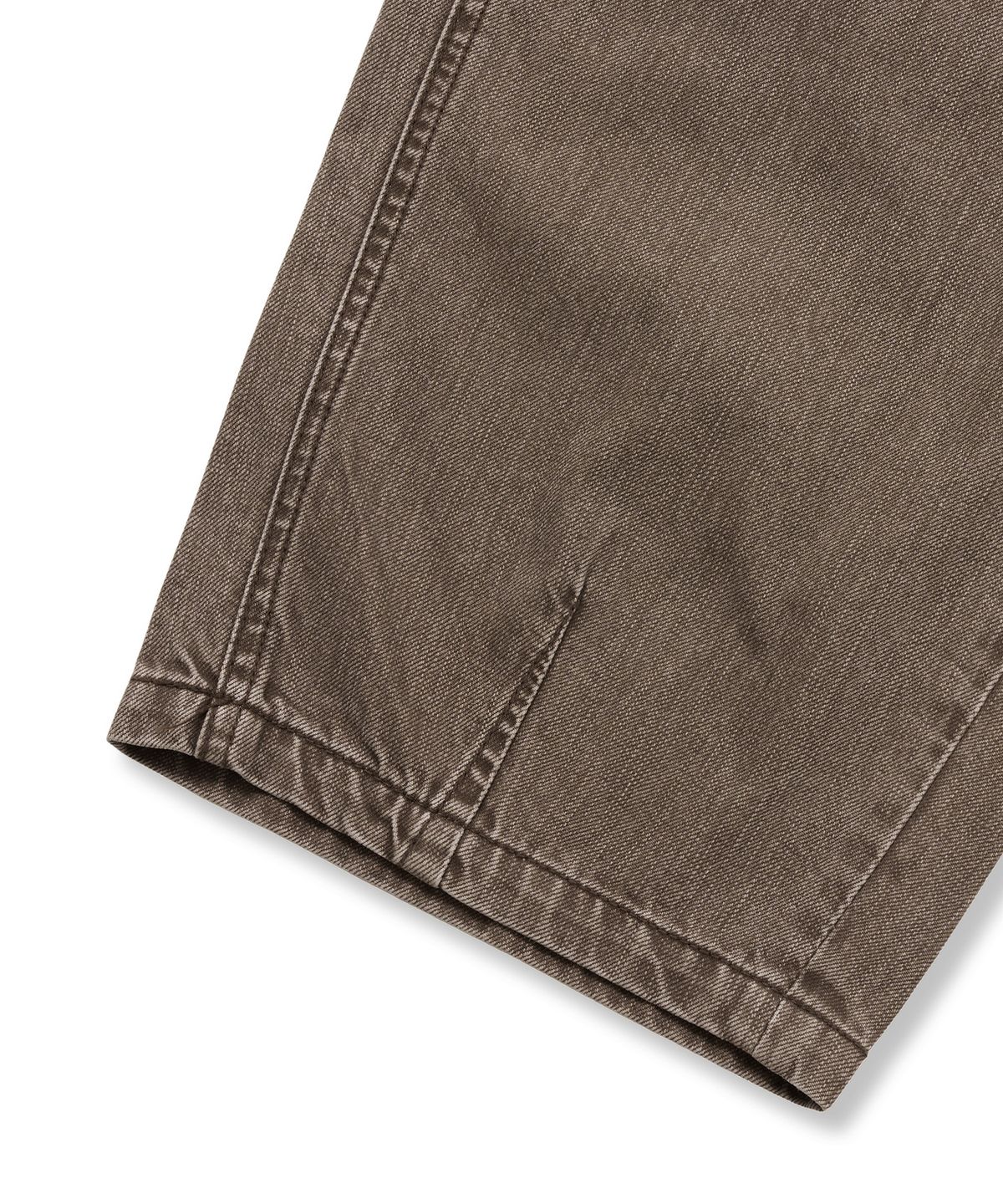 브라운브레스(BROWNBREATH) CURVED DENIM PANTS - BEIGE