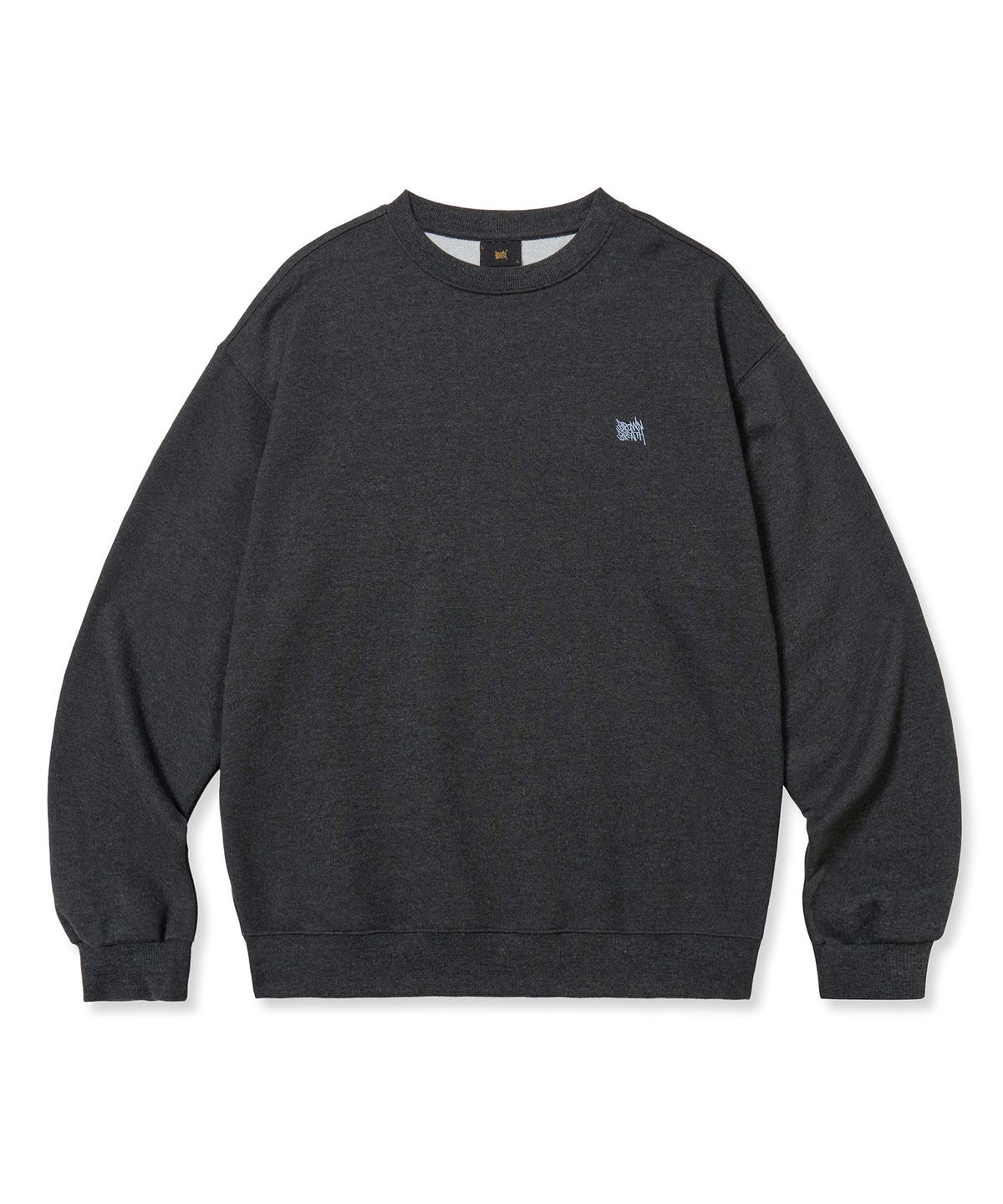 브라운브레스(BROWNBREATH) SEOUL TAG CREWNECK - CHARCOAL
