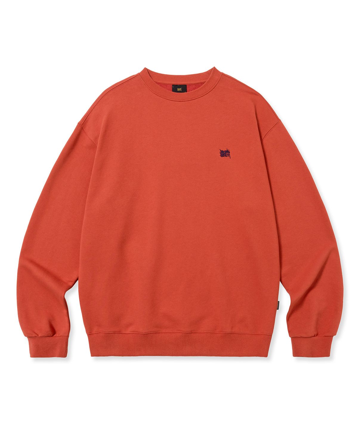 브라운브레스(BROWNBREATH) SEOUL TAG CREWNECK - ORANGE
