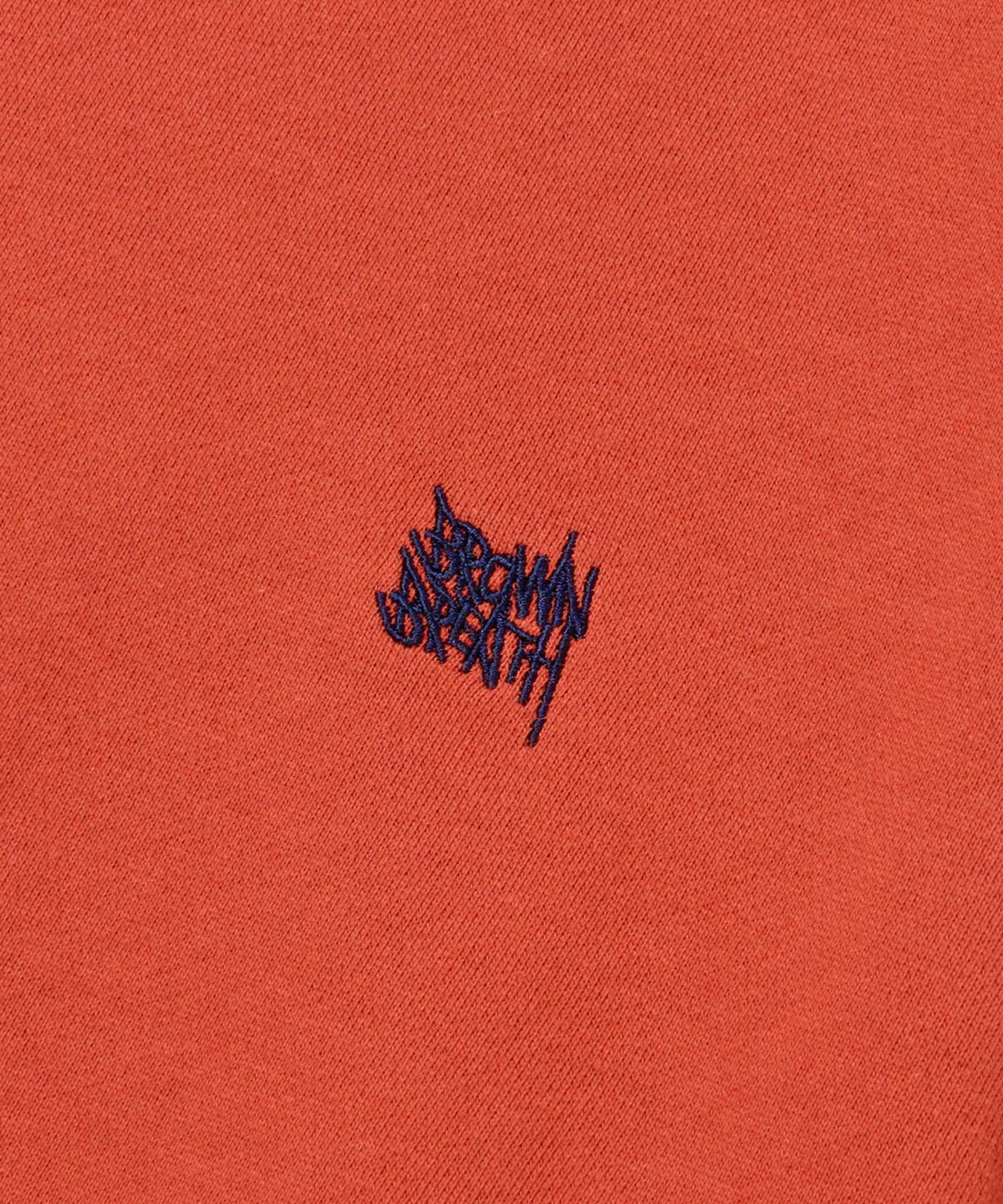 브라운브레스(BROWNBREATH) SEOUL TAG CREWNECK - ORANGE