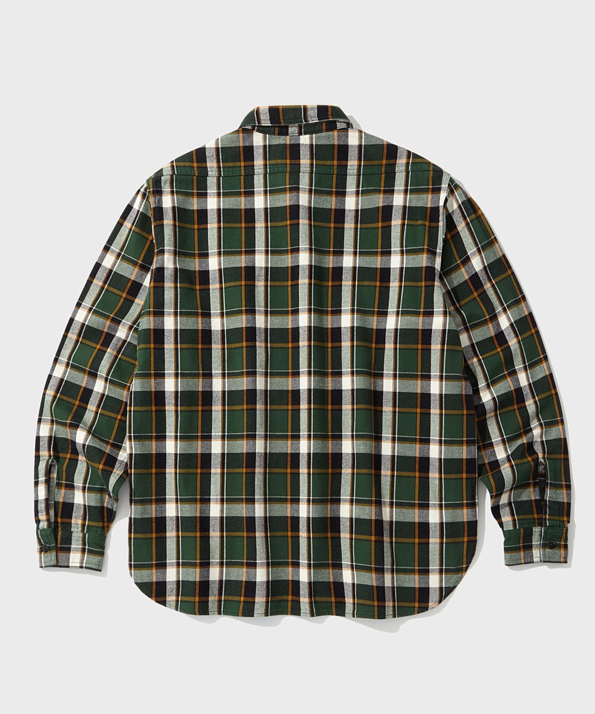 아웃스탠딩(OUTSTANDING) USN UTILITY CHECK SHIRT_GREEN CHECK