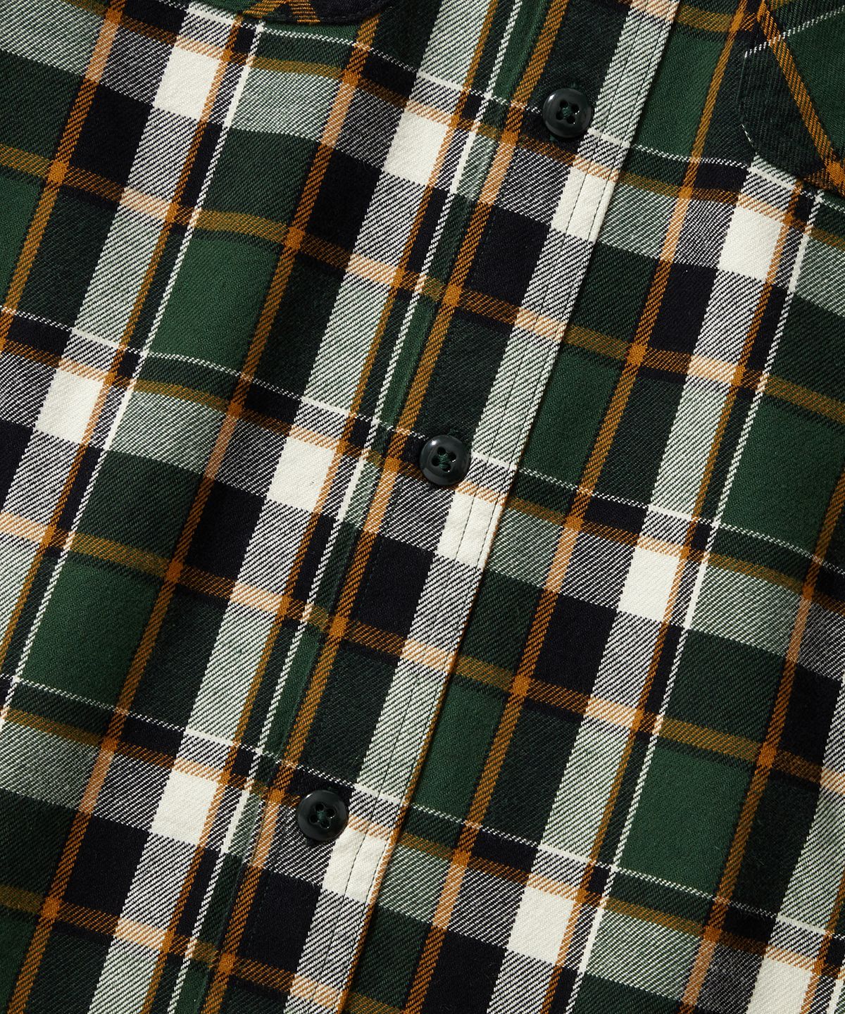 아웃스탠딩(OUTSTANDING) USN UTILITY CHECK SHIRT_GREEN CHECK