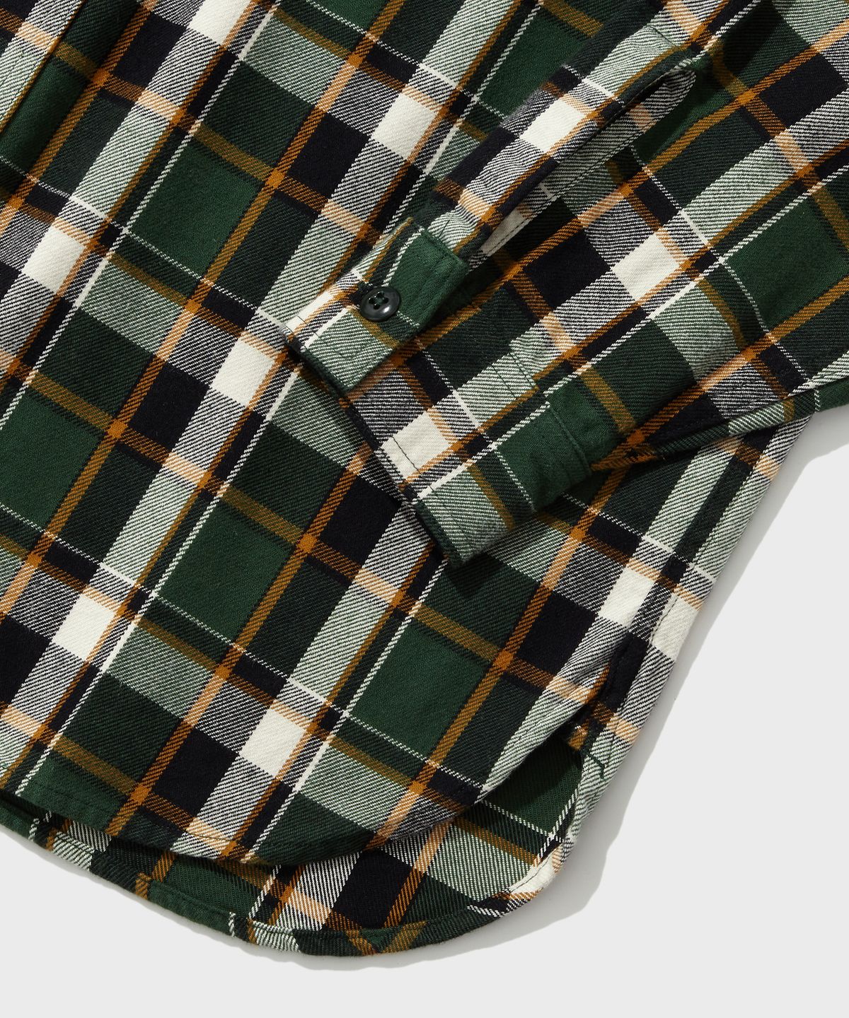 아웃스탠딩(OUTSTANDING) USN UTILITY CHECK SHIRT_GREEN CHECK