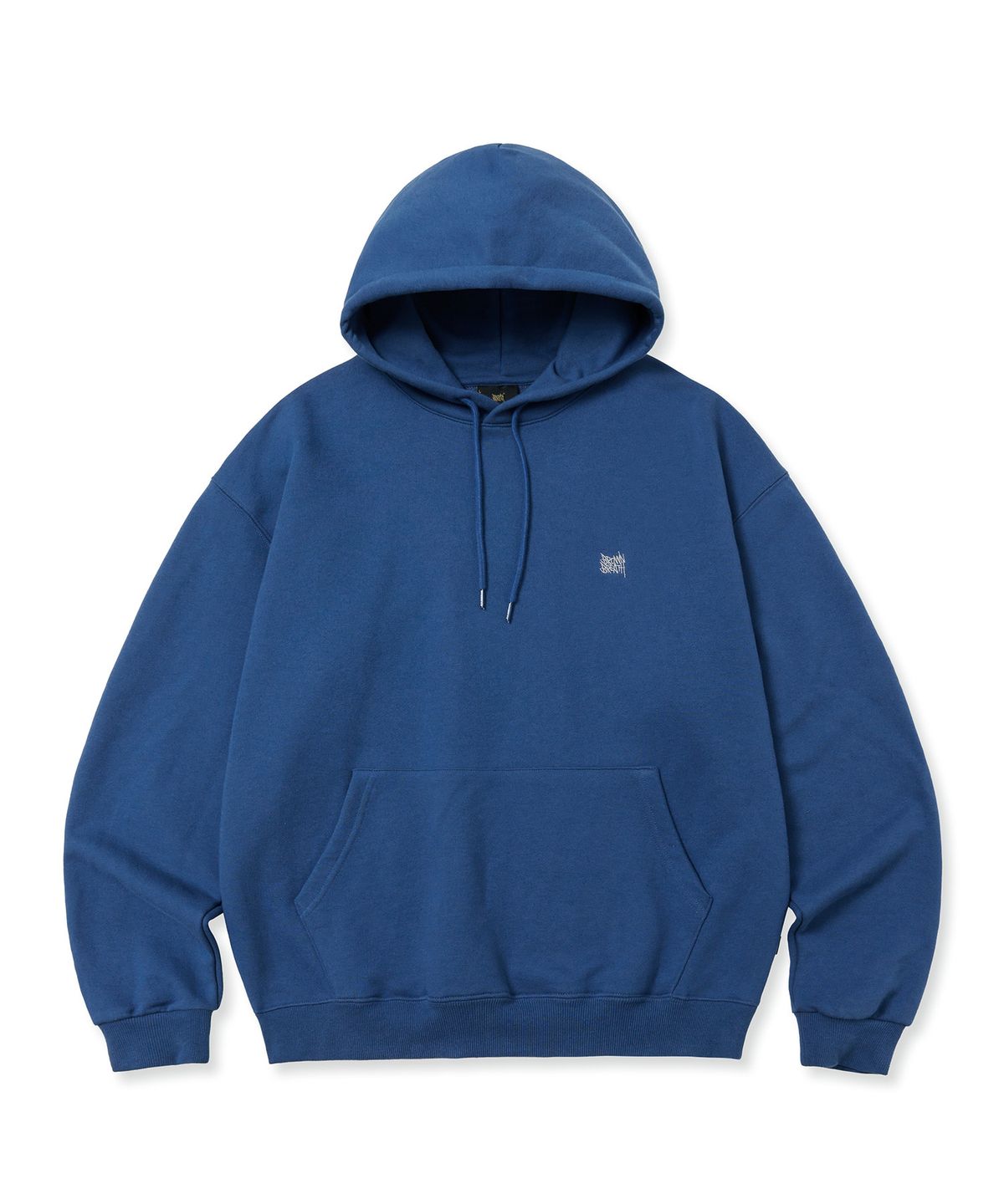 브라운브레스(BROWNBREATH) ROAD TAG HOODIE - BLUE