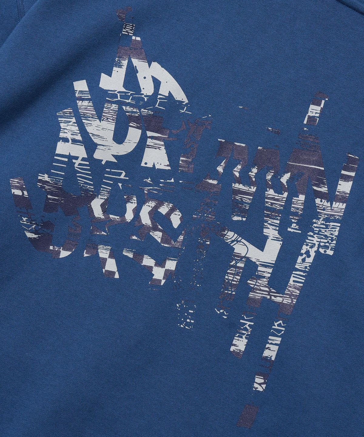 브라운브레스(BROWNBREATH) ROAD TAG HOODIE - BLUE