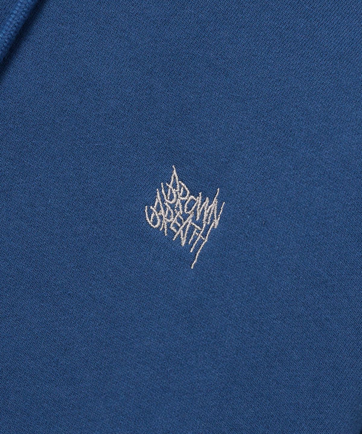 브라운브레스(BROWNBREATH) ROAD TAG HOODIE - BLUE