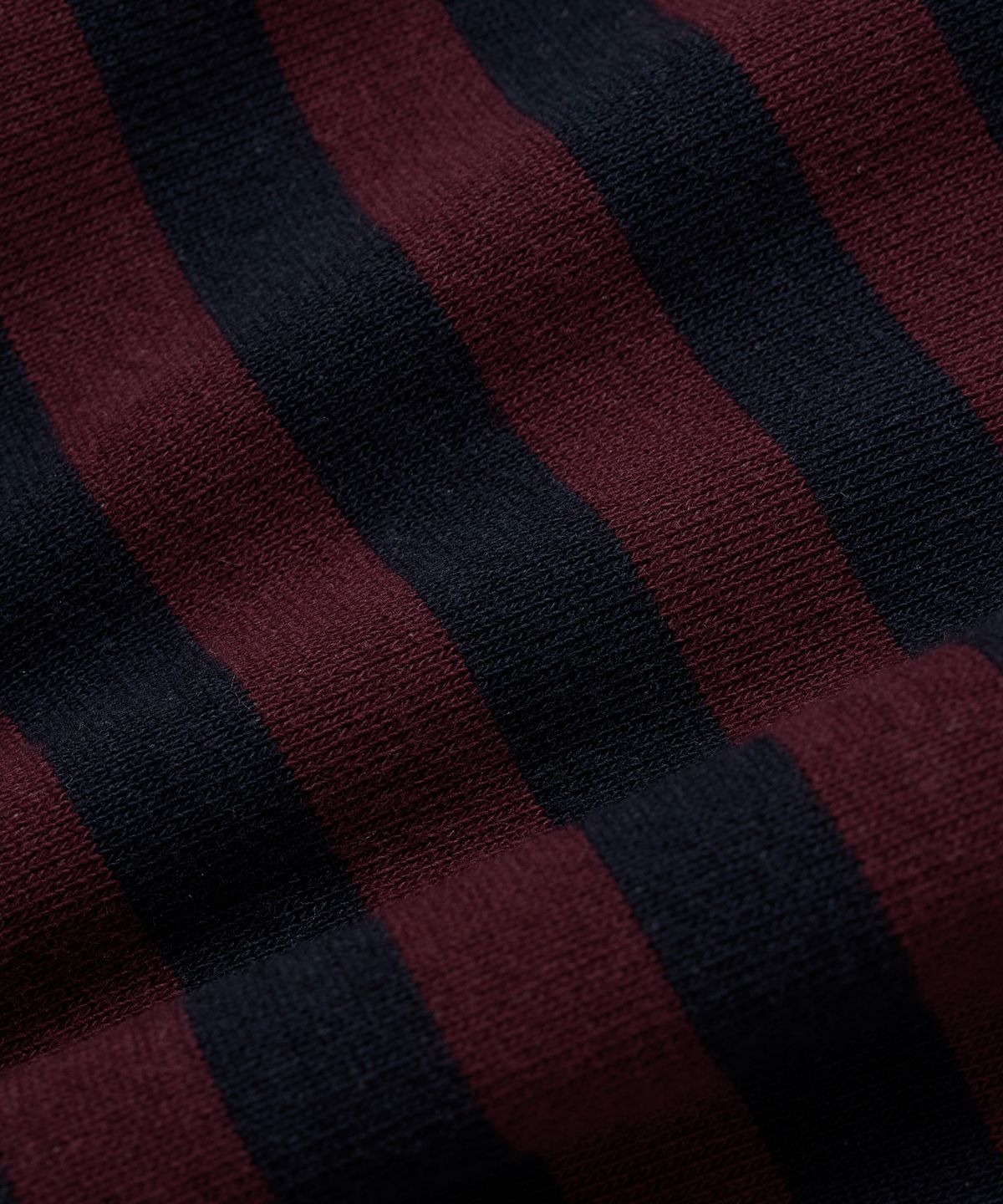 브라운브레스(BROWNBREATH) STRIPE TAG HOODIE - BURGUNDY