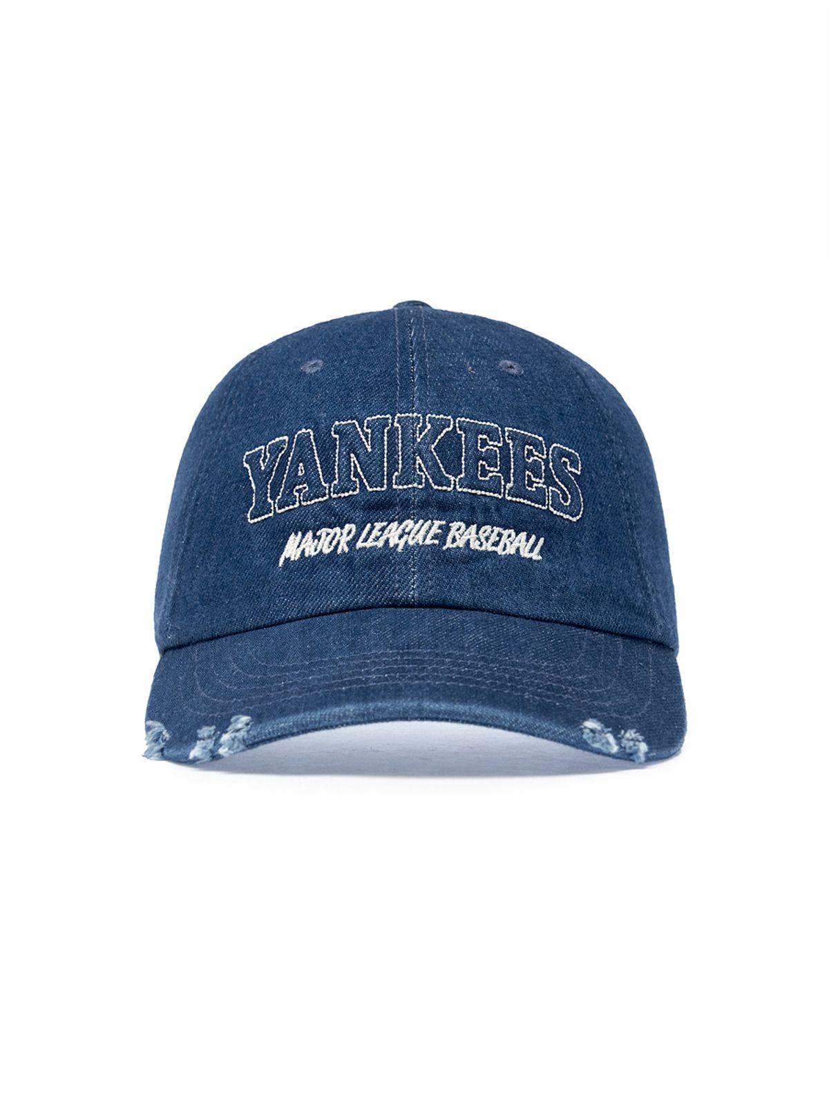 엠엘비(MLB) 데님 엠보 언스트럭쳐 볼캡 NY (L.Blue)