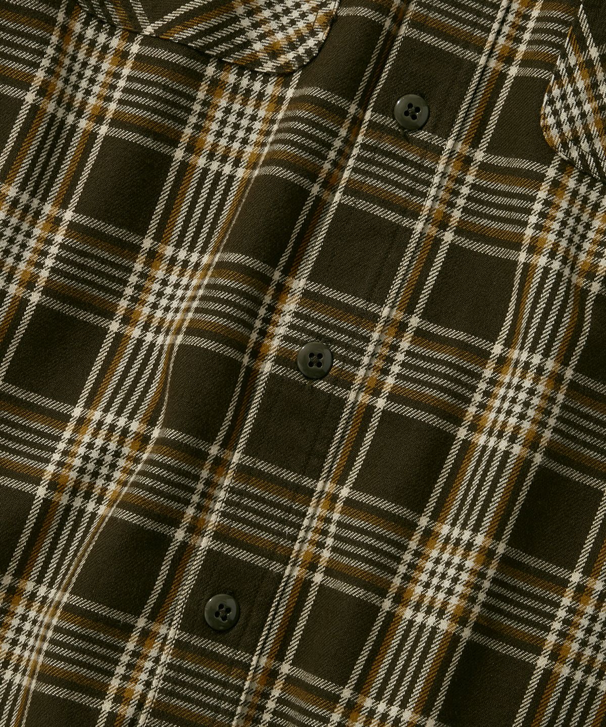 아웃스탠딩(OUTSTANDING) USN UTILITY CHECK SHIRT_BROWN CHECK