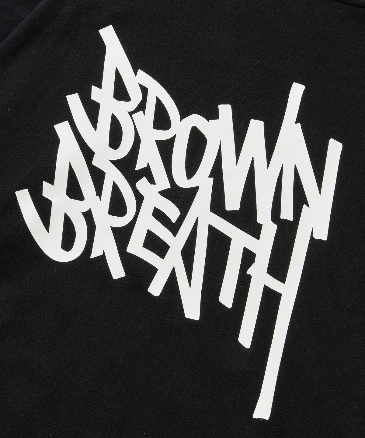 브라운브레스(BROWNBREATH) [25FALL] TAG HOOD ZIP UP - BLACK