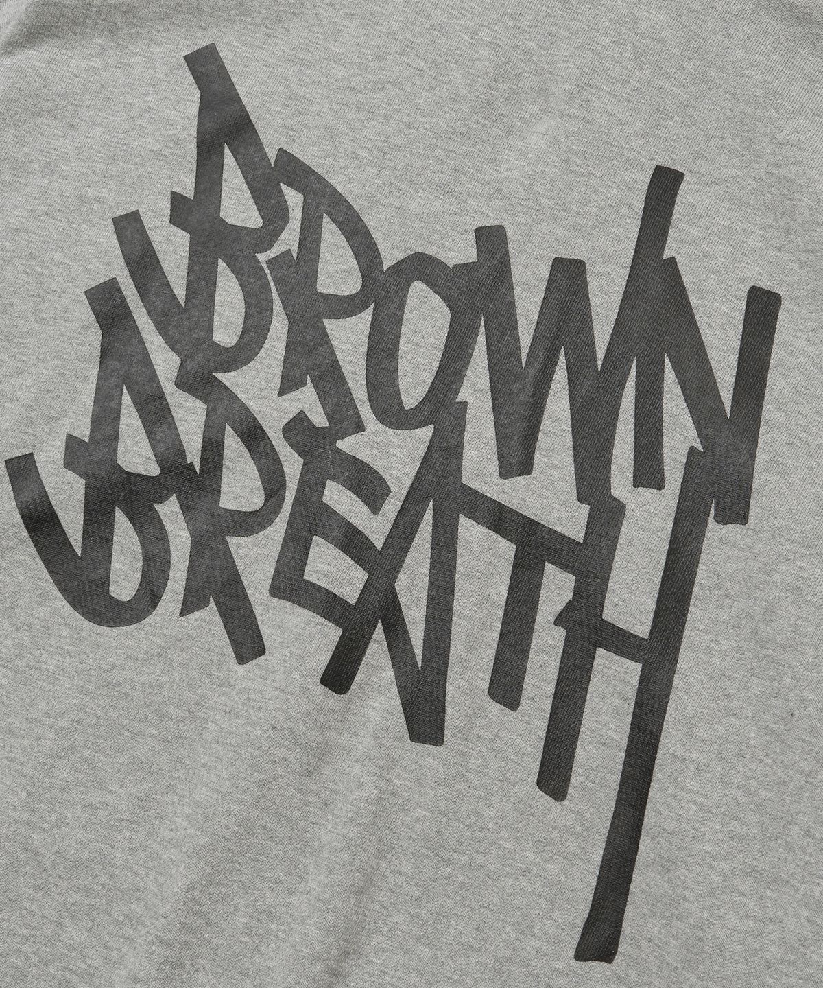 브라운브레스(BROWNBREATH) [25FALL] TAG HOOD ZIP UP - MELANGE GREY