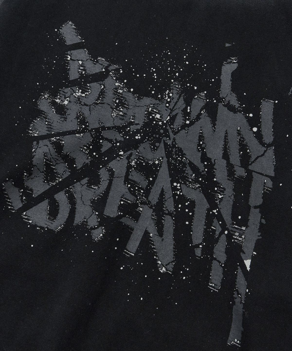브라운브레스(BROWNBREATH) BROKEN TAG DIRTY HOOD ZIP UP - BLACK