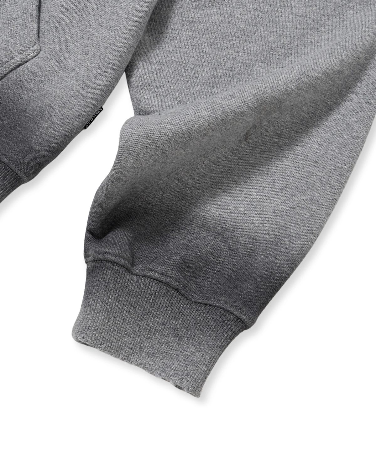 브라운브레스(BROWNBREATH) BROKEN TAG DIRTY HOOD ZIP UP - MELANGE GREY