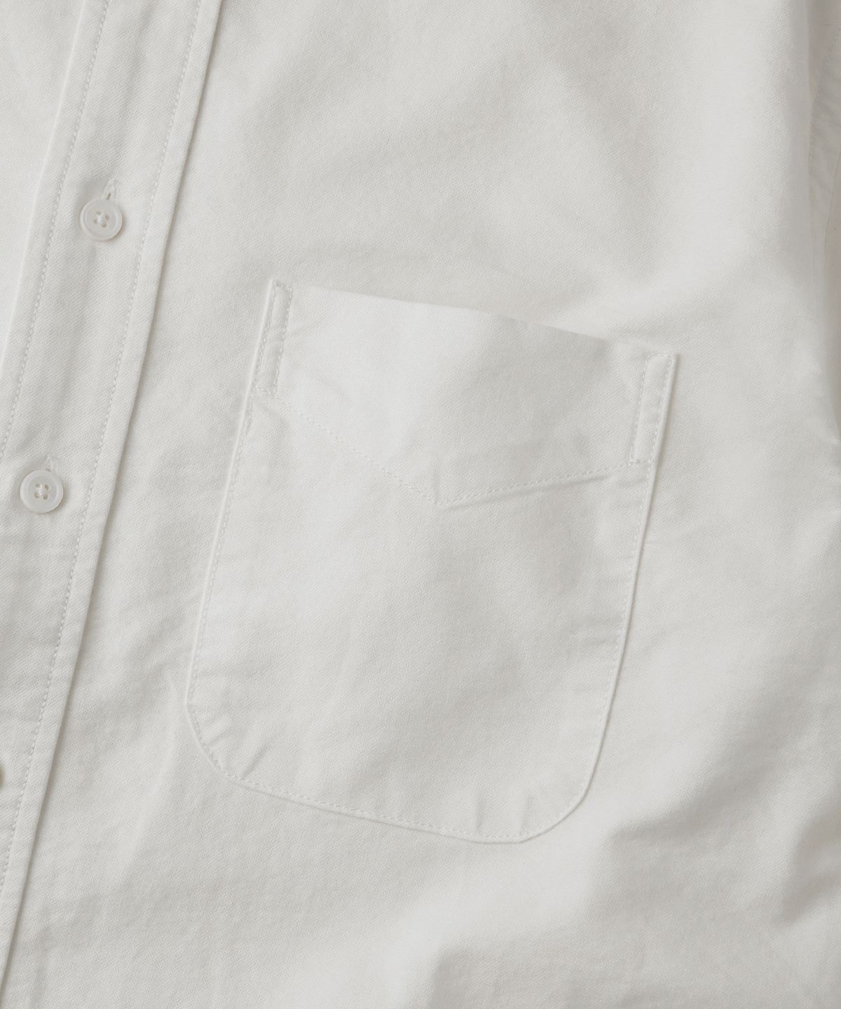 아웃스탠딩(OUTSTANDING) VINTAGE OXFORD BD SHIRT_OFF WHITE
