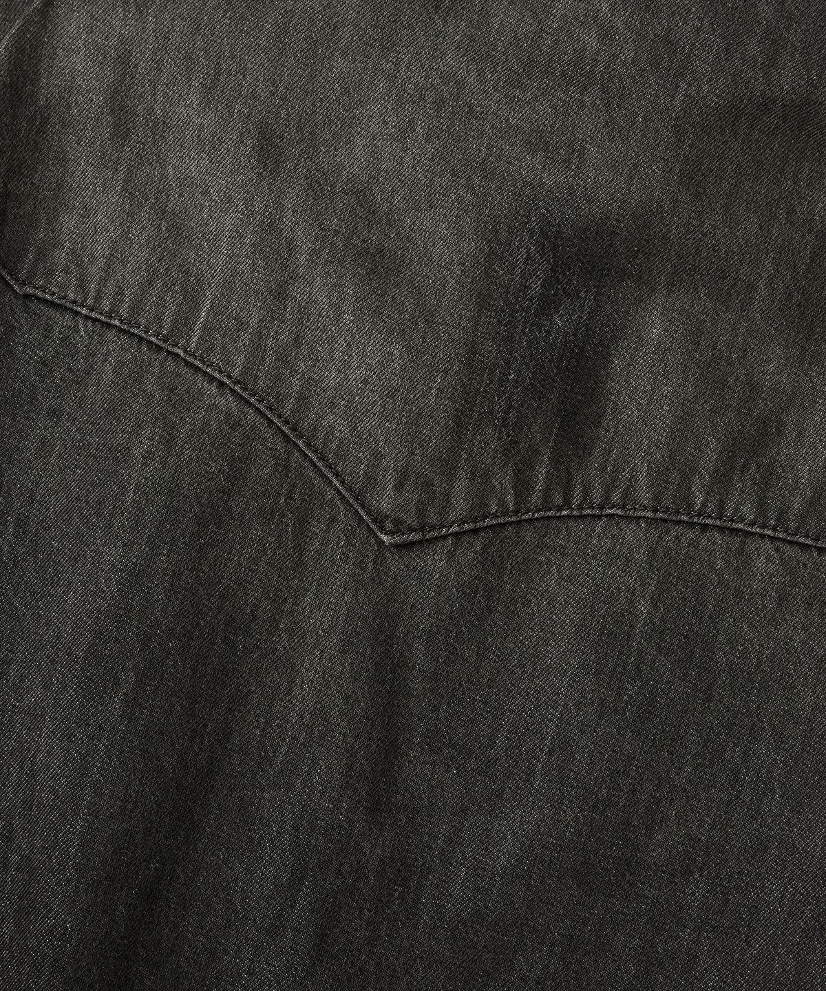아웃스탠딩(OUTSTANDING) WESTERN DENIM SHIRT_BLACK