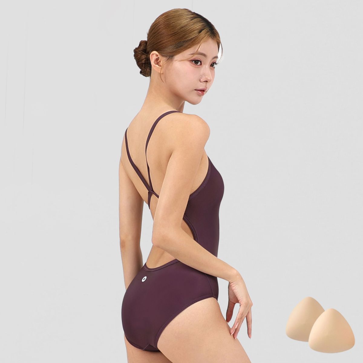 스피카(SPICA) 여성 스트랩 스윔웨어 SPA101+실리콘브라캡 세트
