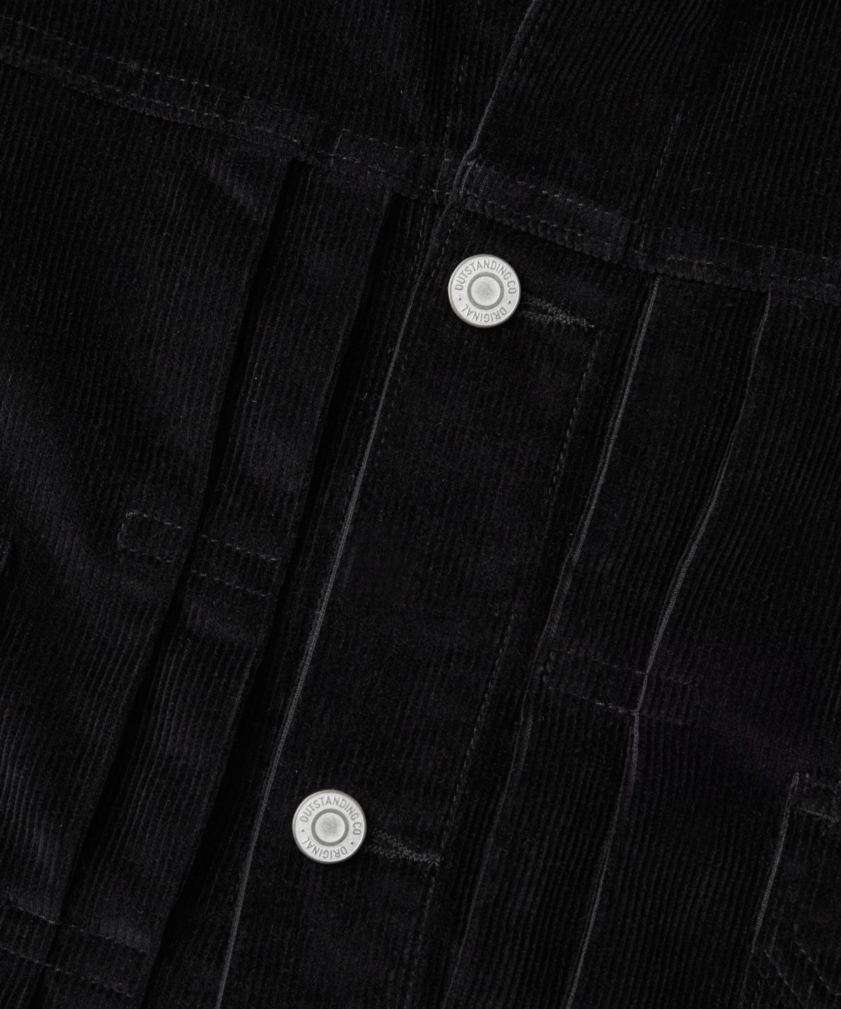 아웃스탠딩(OUTSTANDING) CORDUROY 2ND JACKET_BLACK