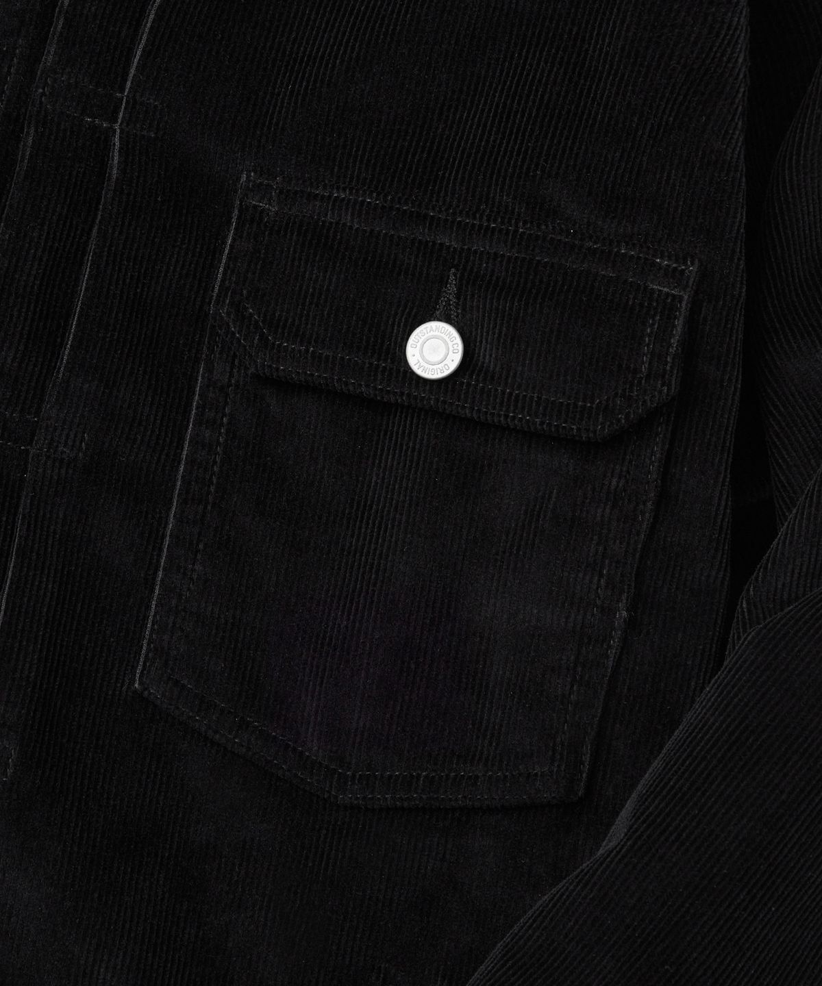 아웃스탠딩(OUTSTANDING) CORDUROY 2ND JACKET_BLACK
