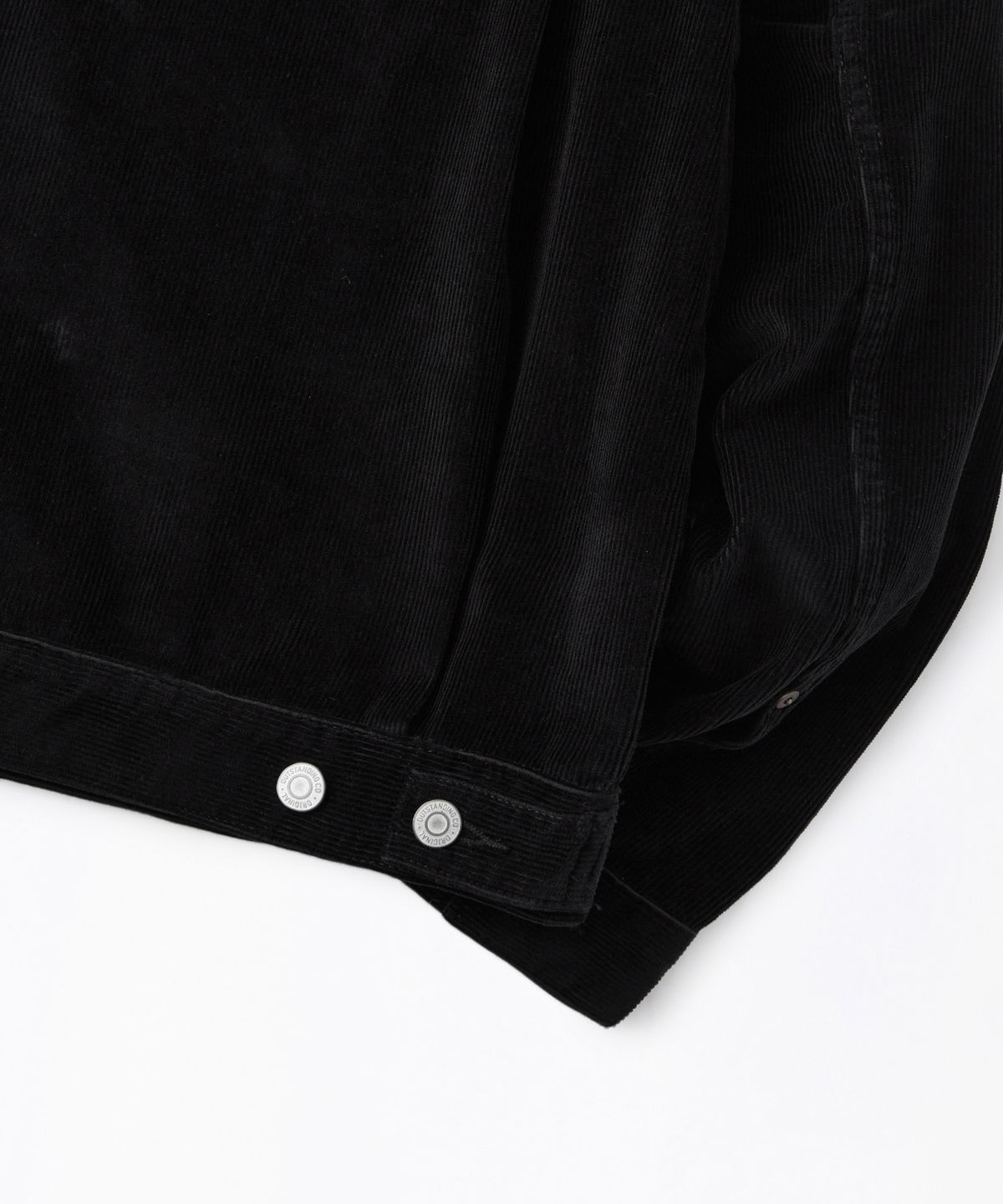 아웃스탠딩(OUTSTANDING) CORDUROY 2ND JACKET_BLACK