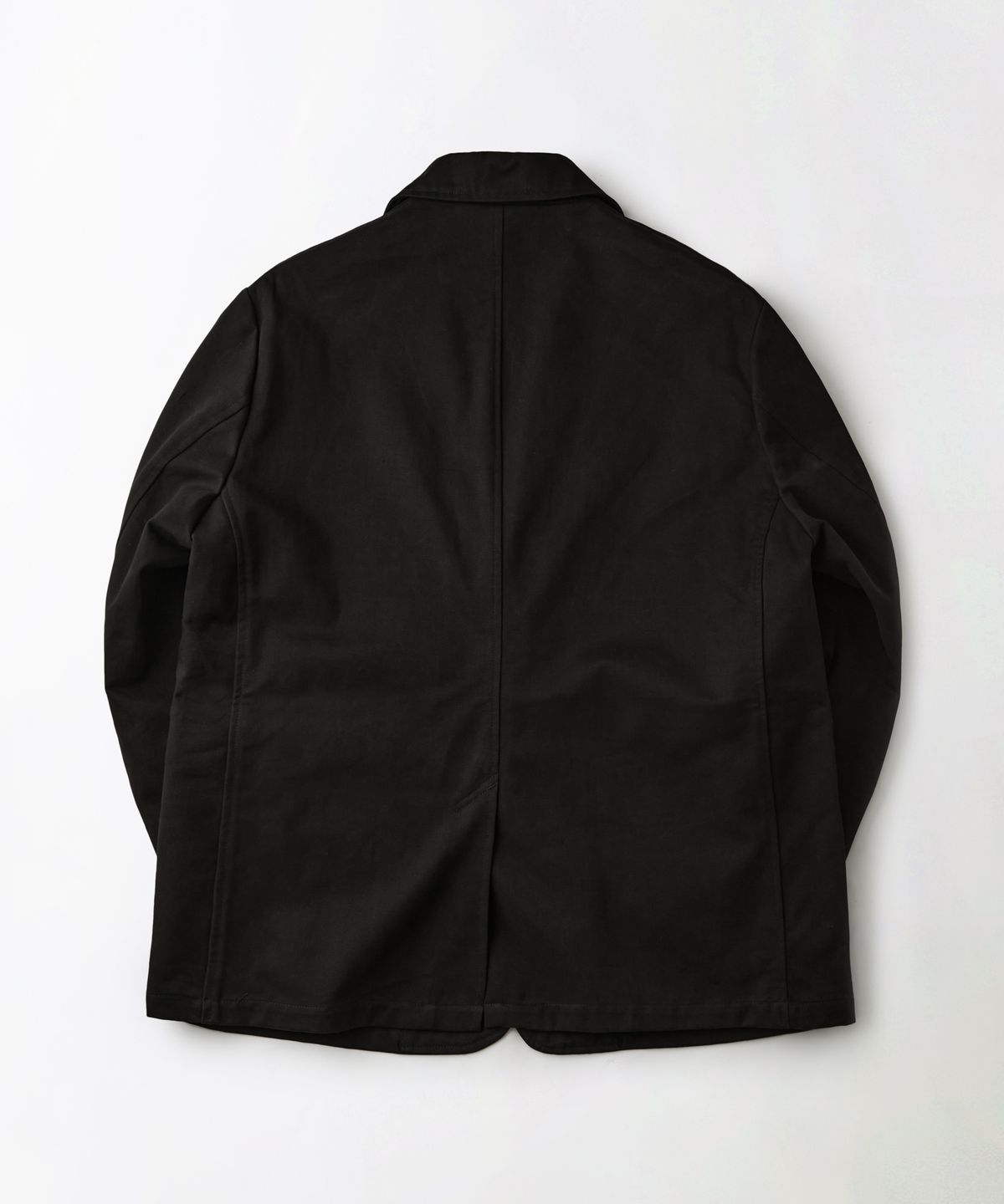 아웃스탠딩(OUTSTANDING) HIGH DENSITY COTTON CLASSIC 3-BUTTON JACKET_BLACK