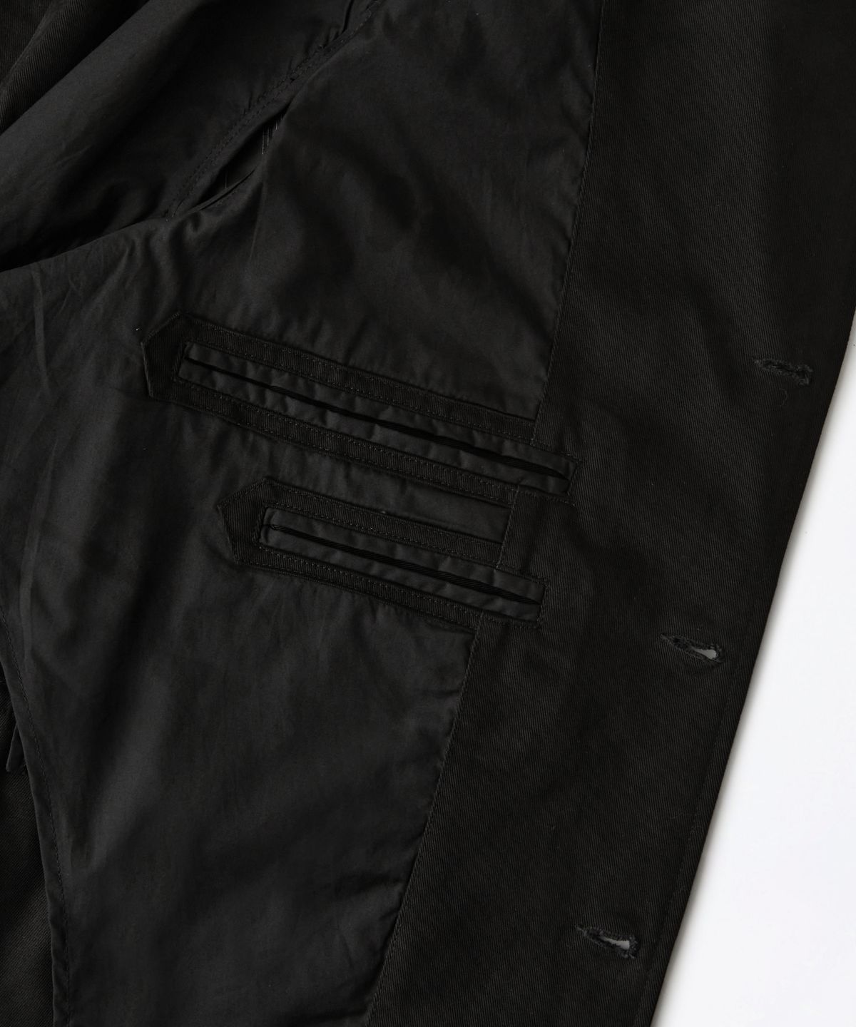 아웃스탠딩(OUTSTANDING) HIGH DENSITY COTTON CLASSIC 3-BUTTON JACKET_BLACK