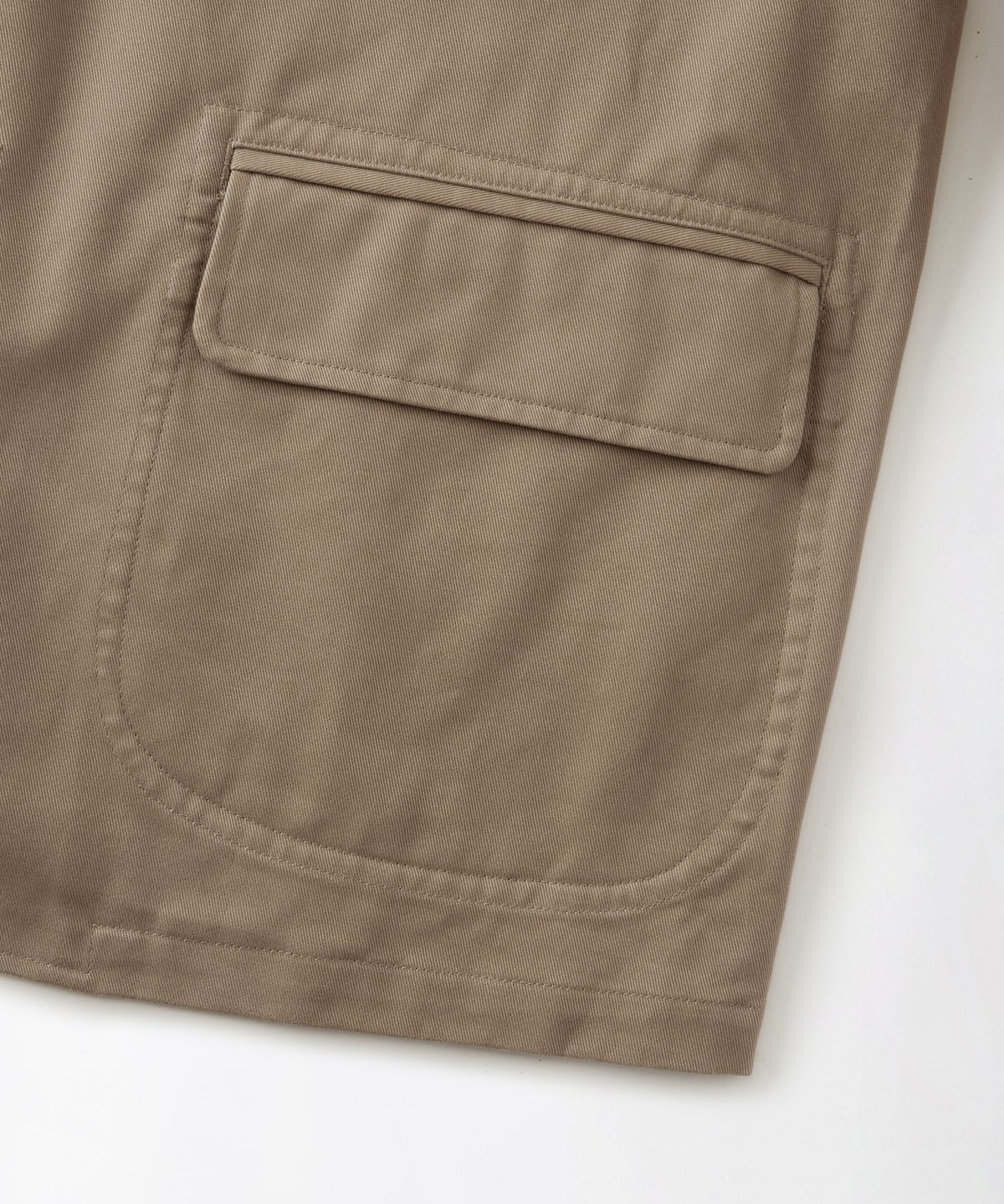 아웃스탠딩(OUTSTANDING) HIGH DENSITY COTTON CLASSIC 3BUTTON JACKET_BEIGE