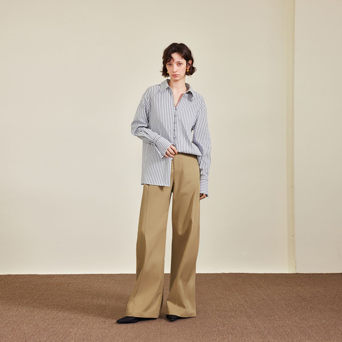 와이와이아이엠(YYIAM) YY_Temperament versatile shirt_2color