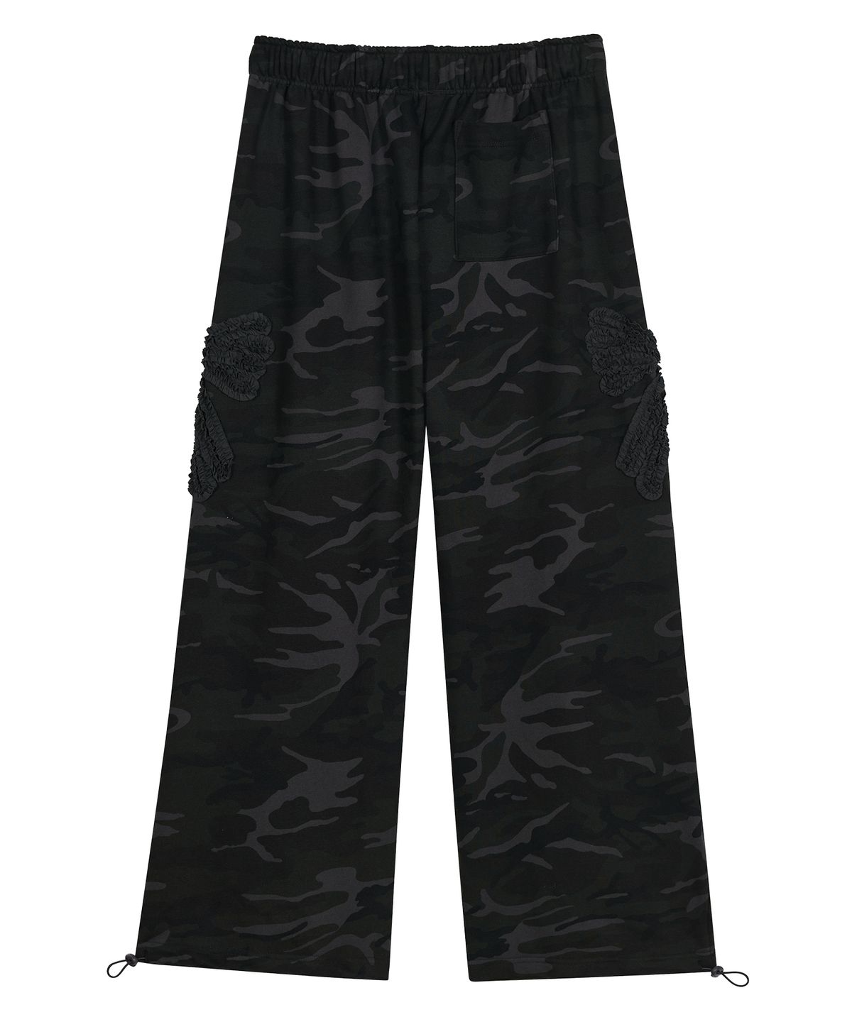 타입서비스(TYPESERVICE) Camo Bow Sweatpants [Charcoal]