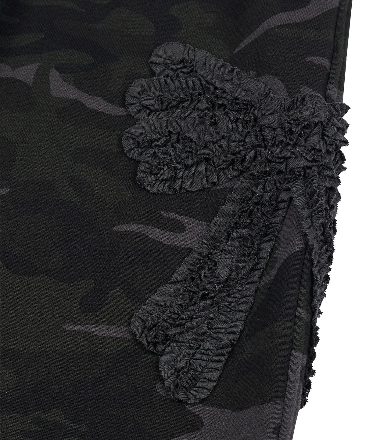 타입서비스(TYPESERVICE) Camo Bow Sweatpants [Charcoal]
