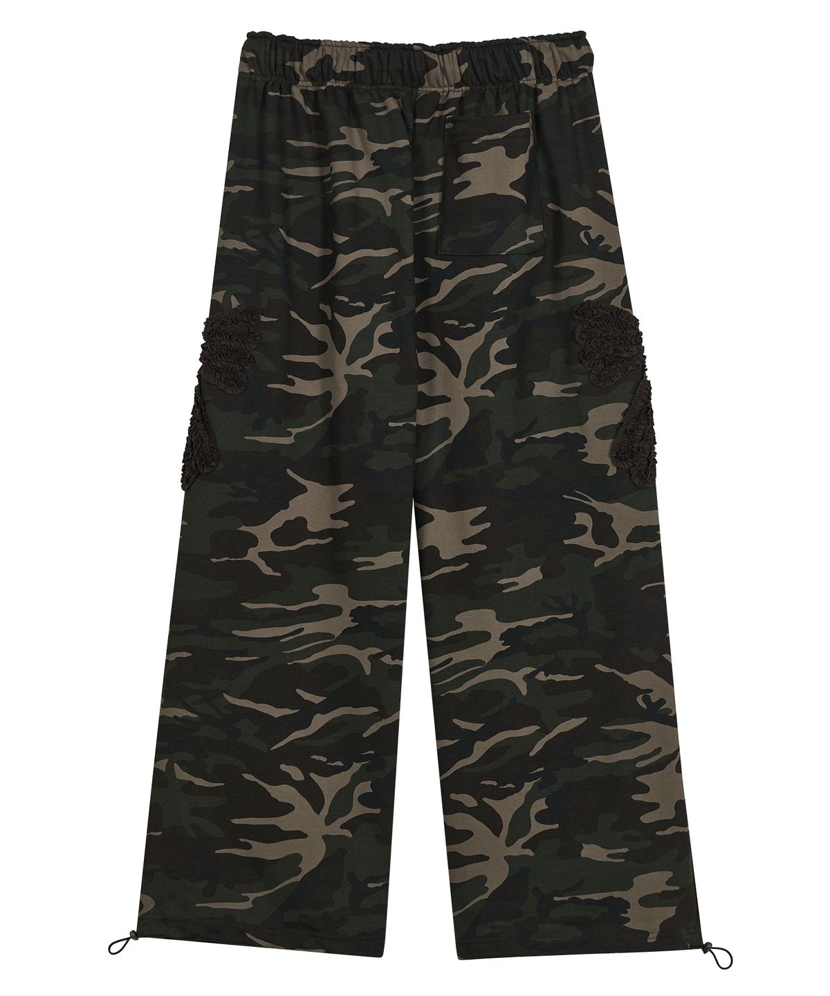 타입서비스(TYPESERVICE) Camo Bow Sweatpants [Khaki]