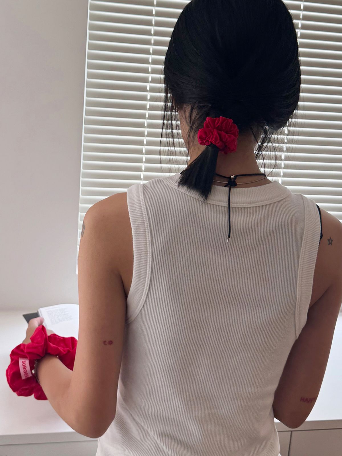 버거핀(BURGERPIN) BGP 러플앤도트 헤어슈슈
