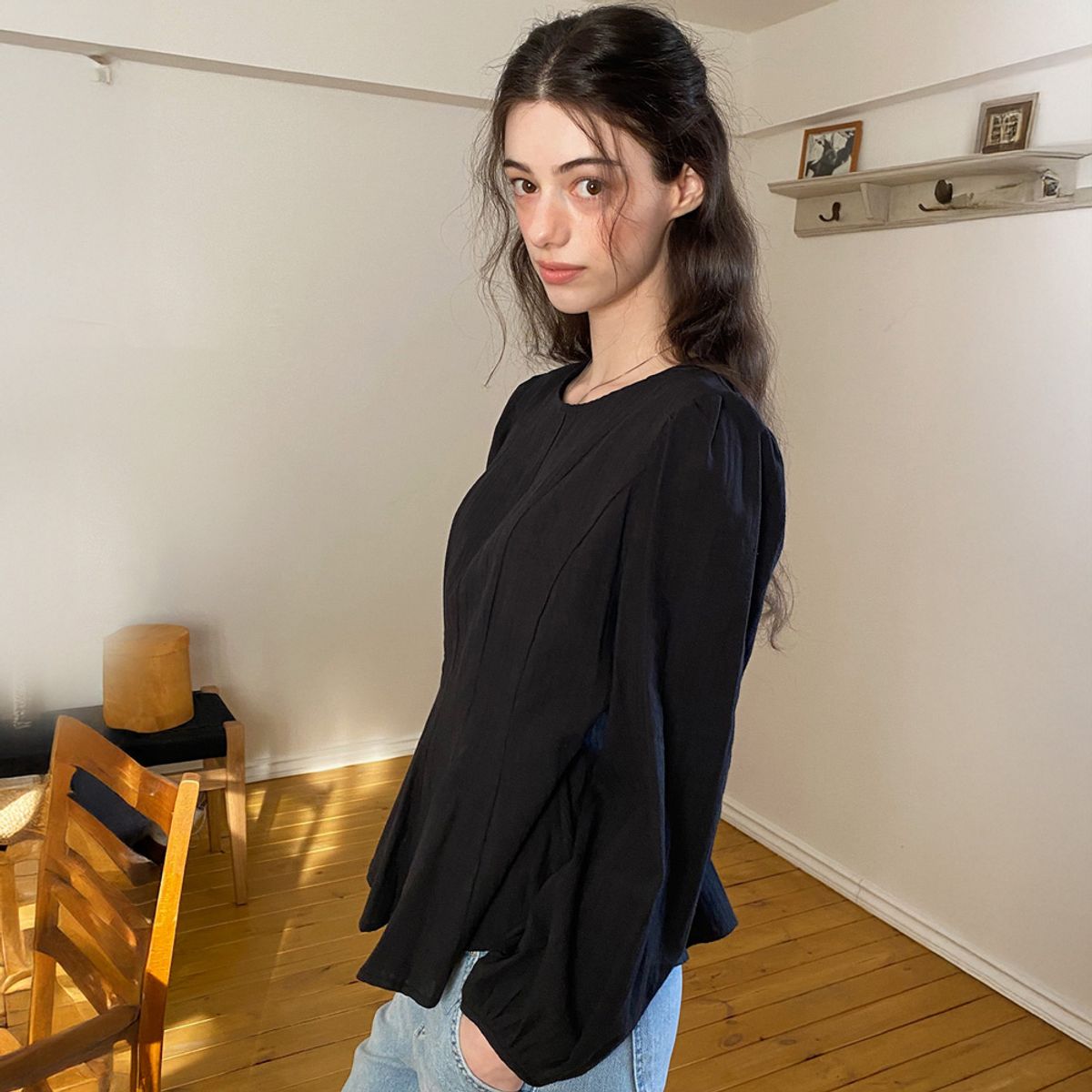 리리수(LILISU) Wonder Blouse / Black