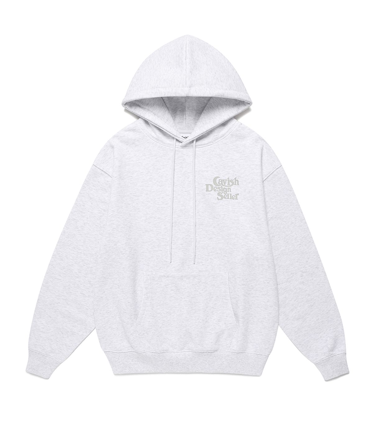 카비시(CAVISH) SELLER LOGO HOODIE LIGHT GREY(GREY)(CV2BFUM400A)