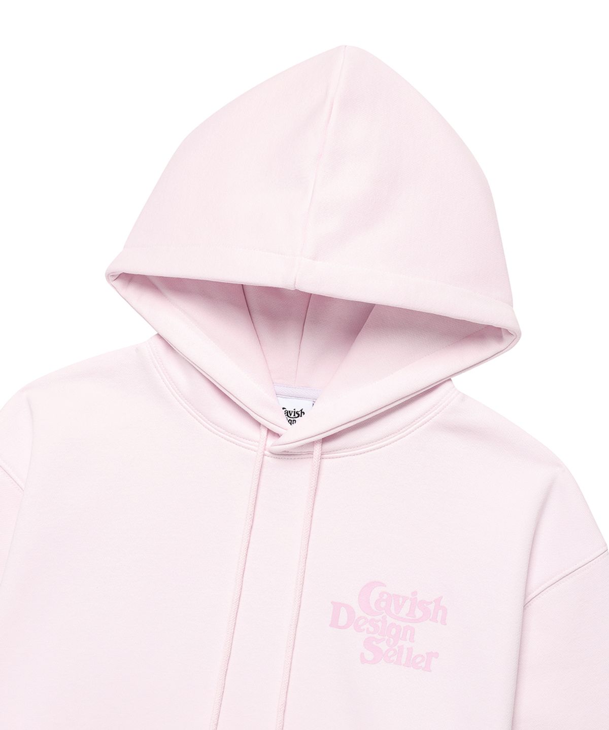 카비시(CAVISH) SELLER LOGO HOODIE PINK(CV2BFUM400A)