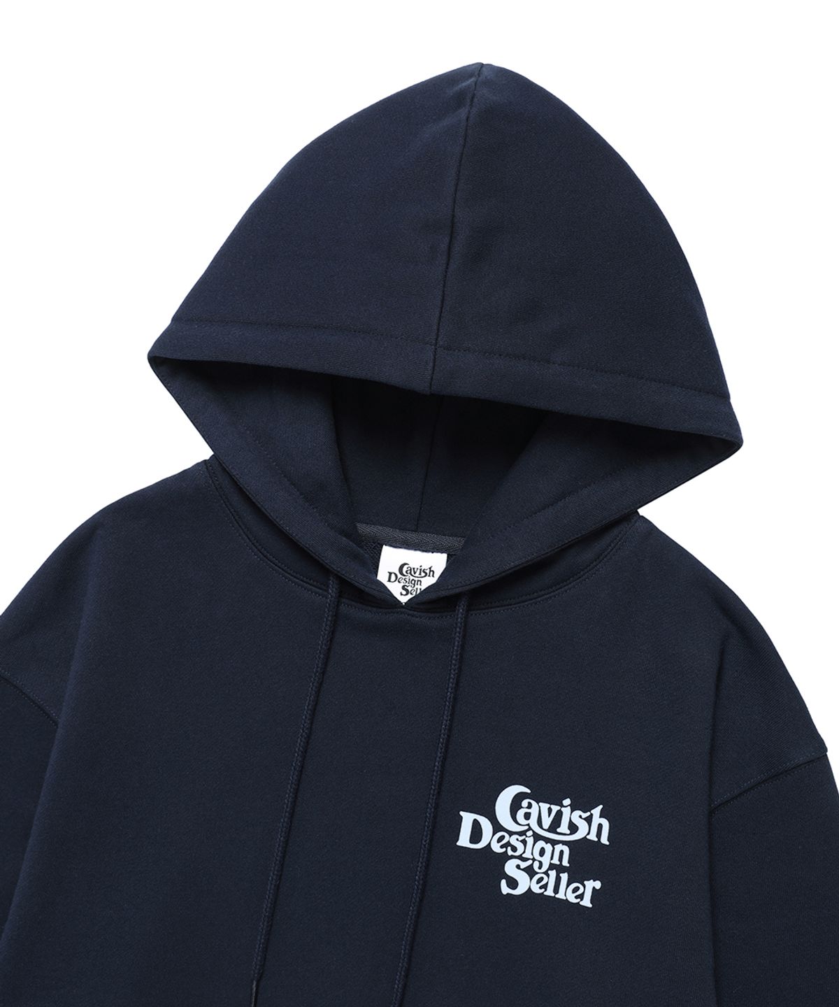 카비시(CAVISH) SELLER LOGO HOODIE NAVY(CV2BFUM400A)