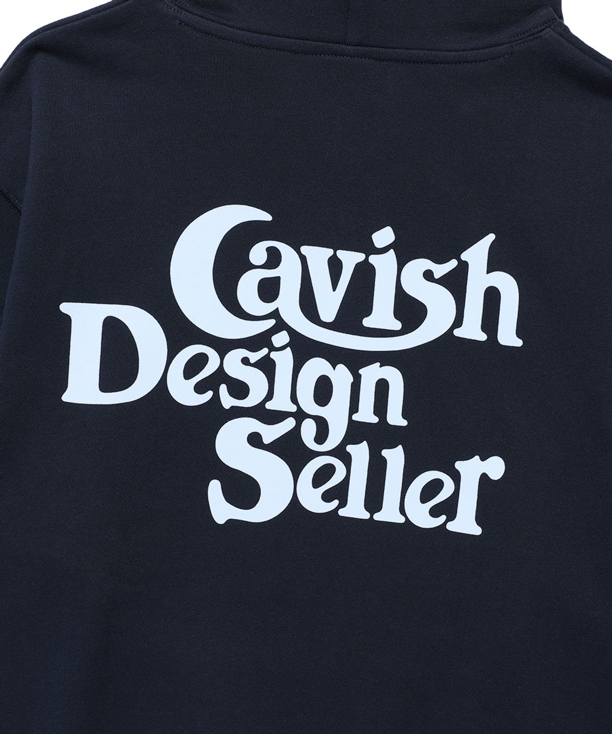 카비시(CAVISH) SELLER LOGO HOODIE NAVY(CV2BFUM400A)
