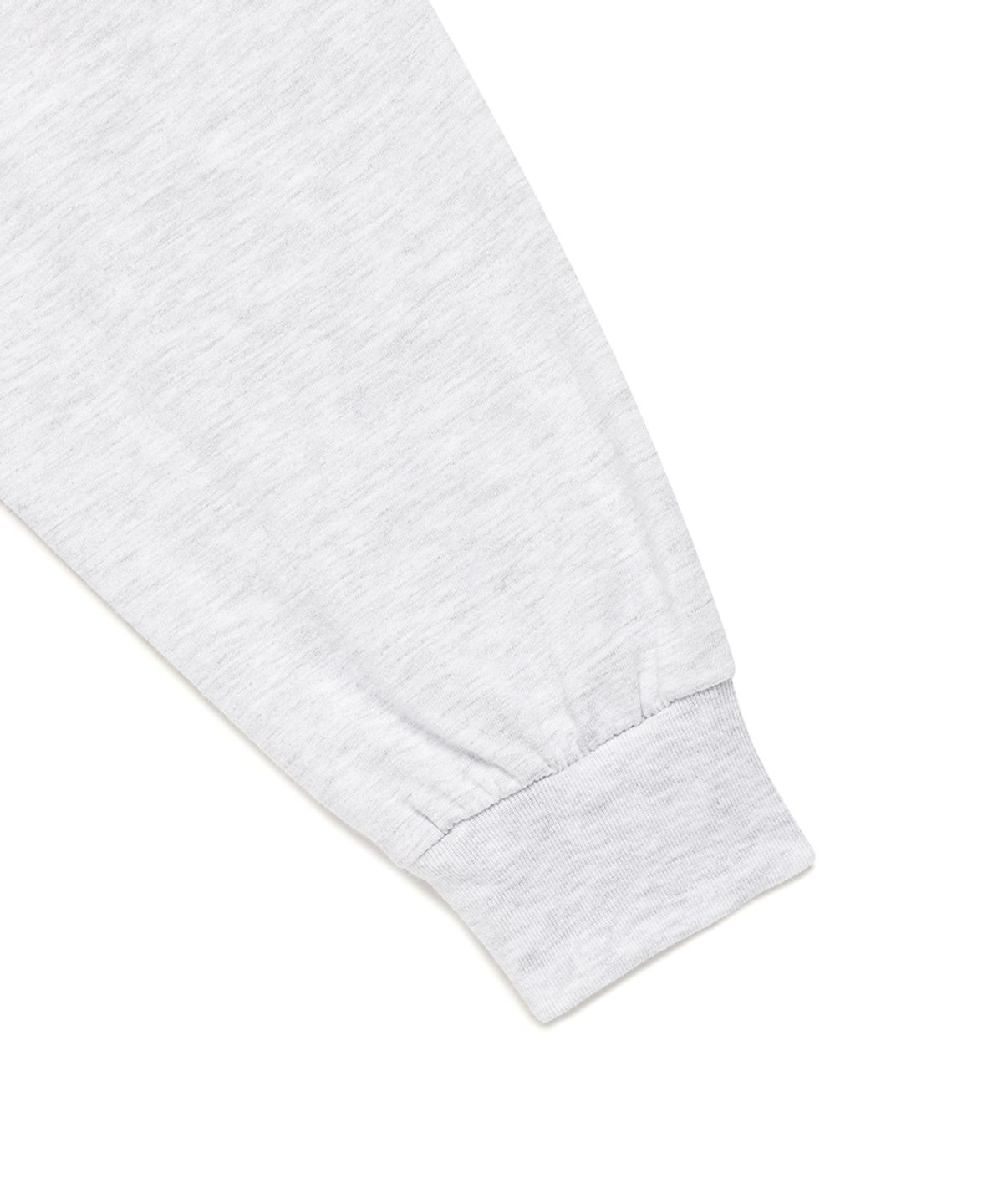 카비시(CAVISH) GUITAR APPLIQUE LS TEE LIGHT GREY(CV2FFUT553A)