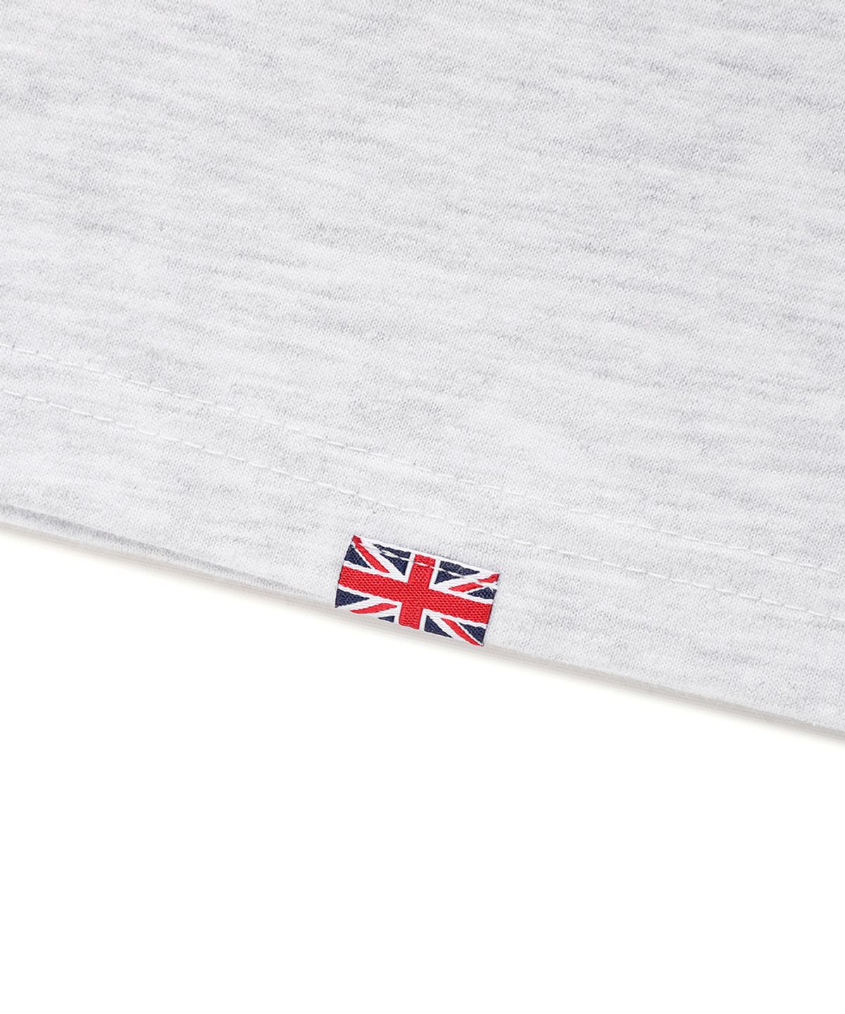 카비시(CAVISH) GUITAR APPLIQUE LS TEE LIGHT GREY(CV2FFUT553A)