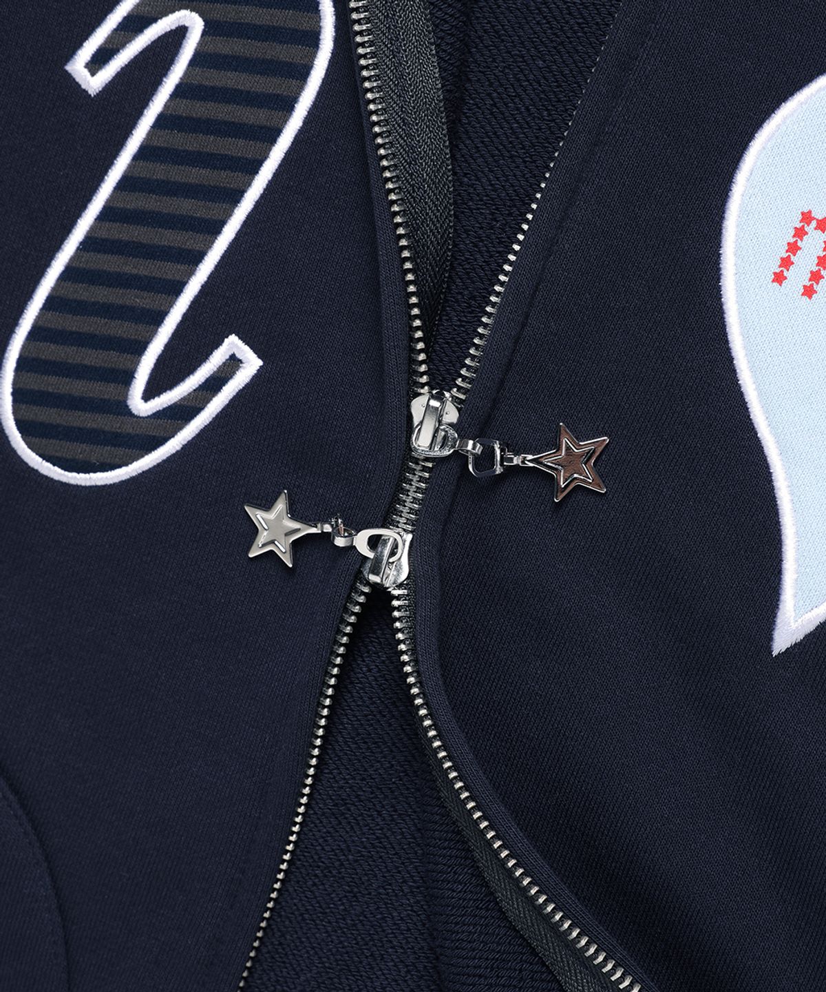 카비시(CAVISH) I LOVE MUSIC ZIP UP HOODIE NAVY(CV2FFUM481A)
