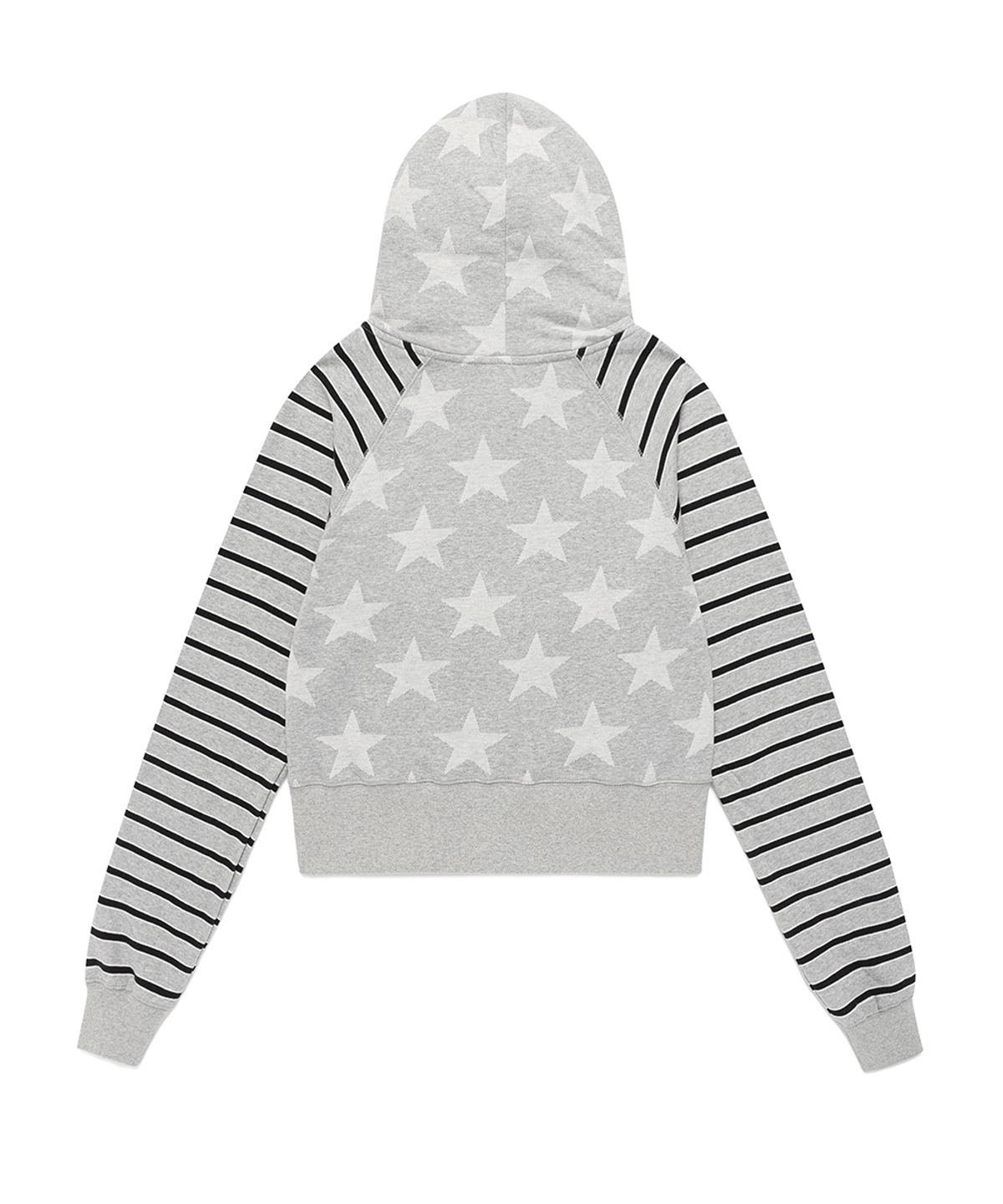 카비시(CAVISH) W RAGLAN STAR ZIP UP HOODIE GREY(CV2FFFM482A)