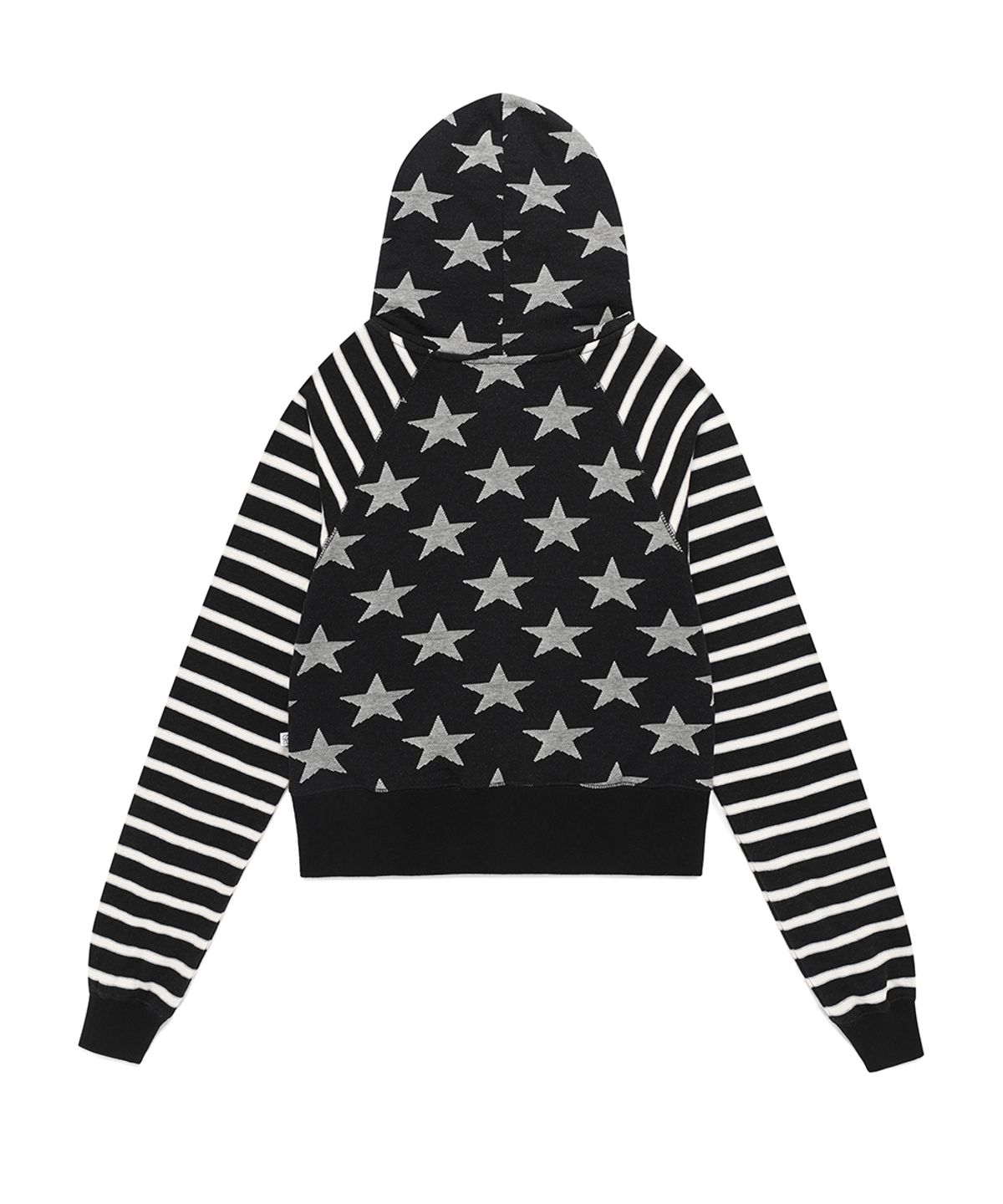 카비시(CAVISH) W RAGLAN STAR ZIP UP HOODIE BLACK(CV2FFFM482A)